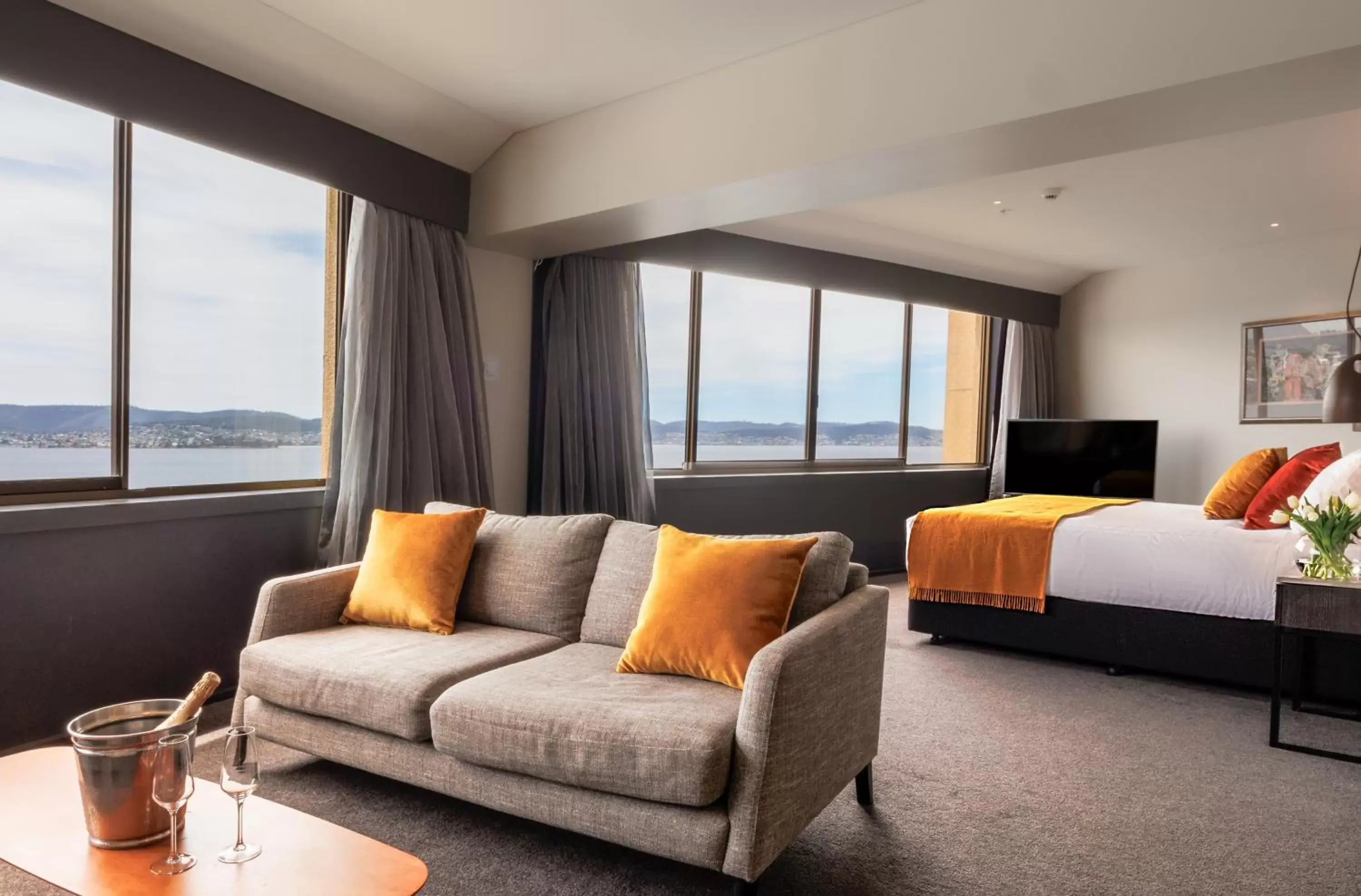 King Suite with Harbor View in Wrest Point King Suite with Harbor View in Wrest Point