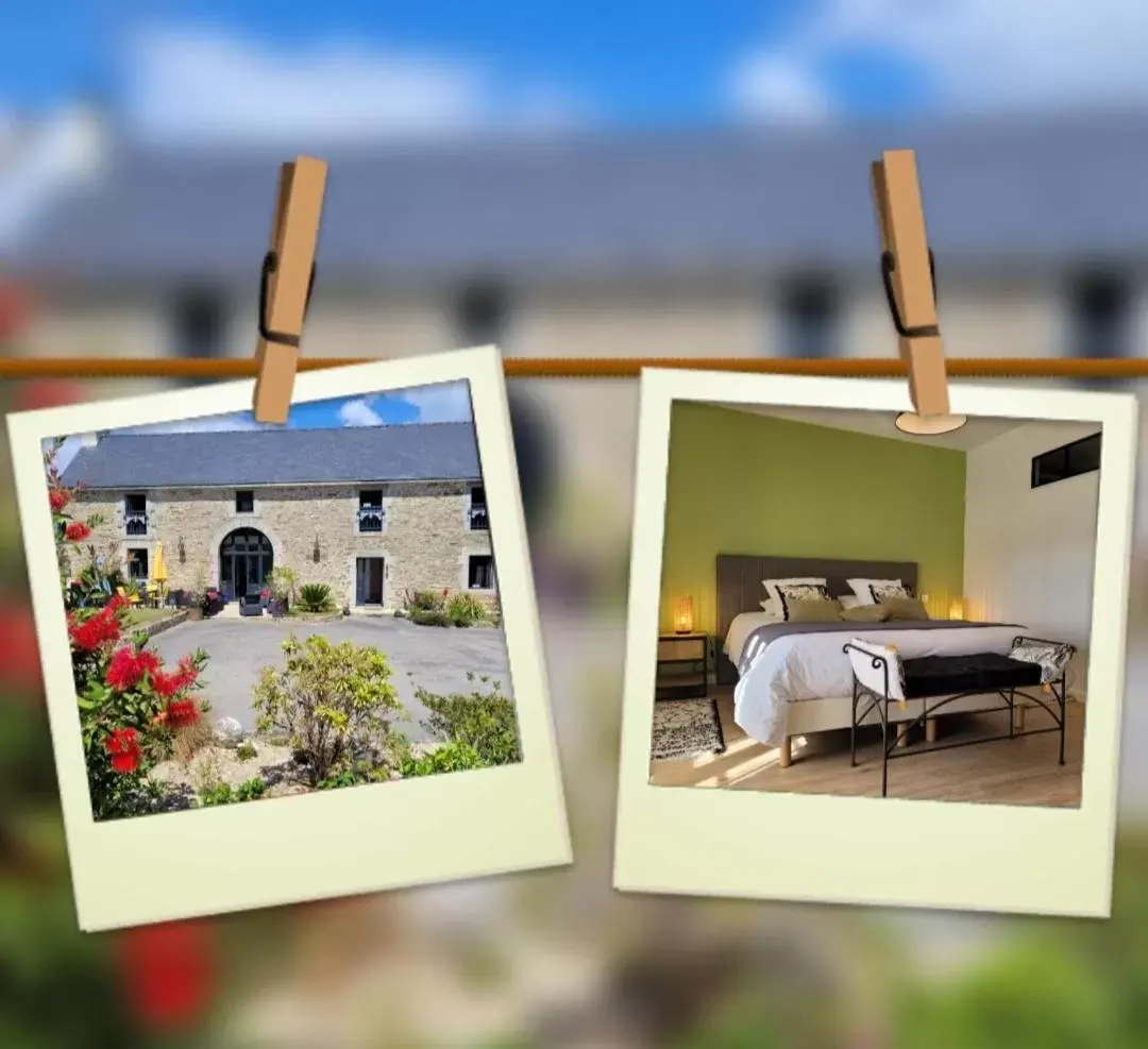 Deluxe Double Room with Shower in La Maison Keribin Deluxe Double Room with Shower in La Maison Keribin