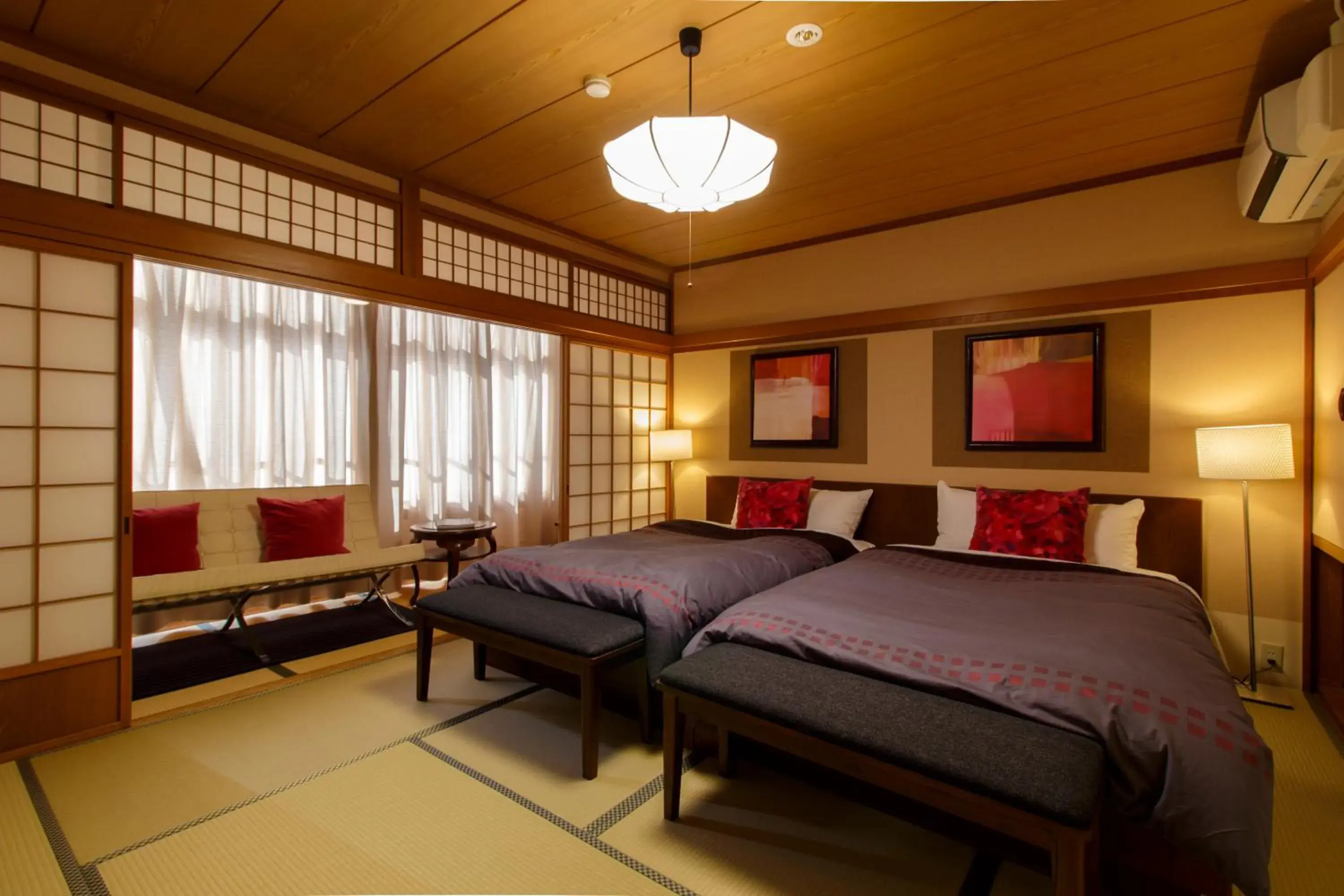 Twin Room with Tatami Area - single occupancy - Non-Smoking in Oyado Koto No Yume Twin Room with Tatami Area - single occupancy - Non-Smoking in Oyado Koto No Yume