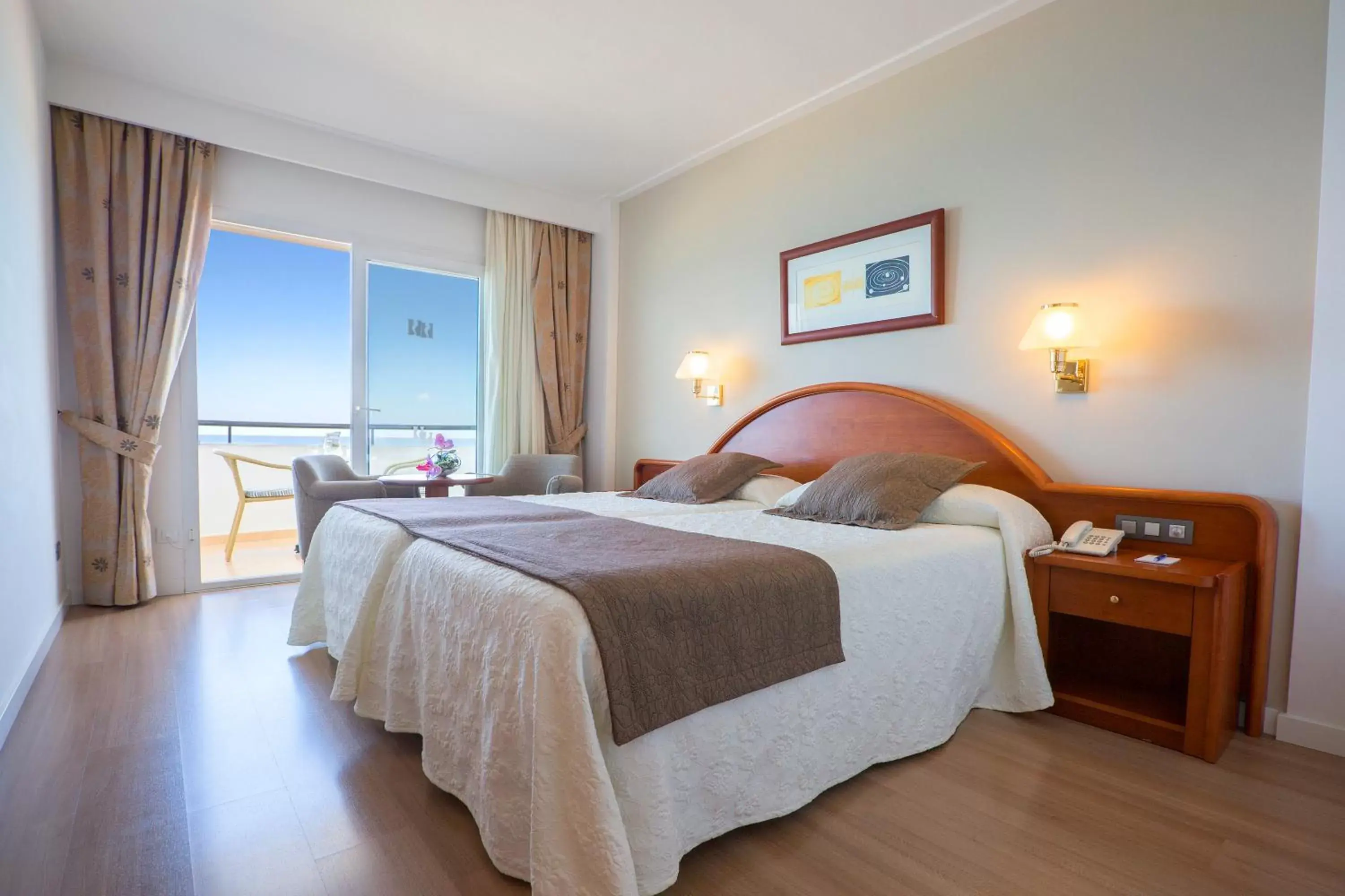 Double Room with Sea View in Hipotels Hipocampo Playa Double Room with Sea View in Hipotels Hipocampo Playa