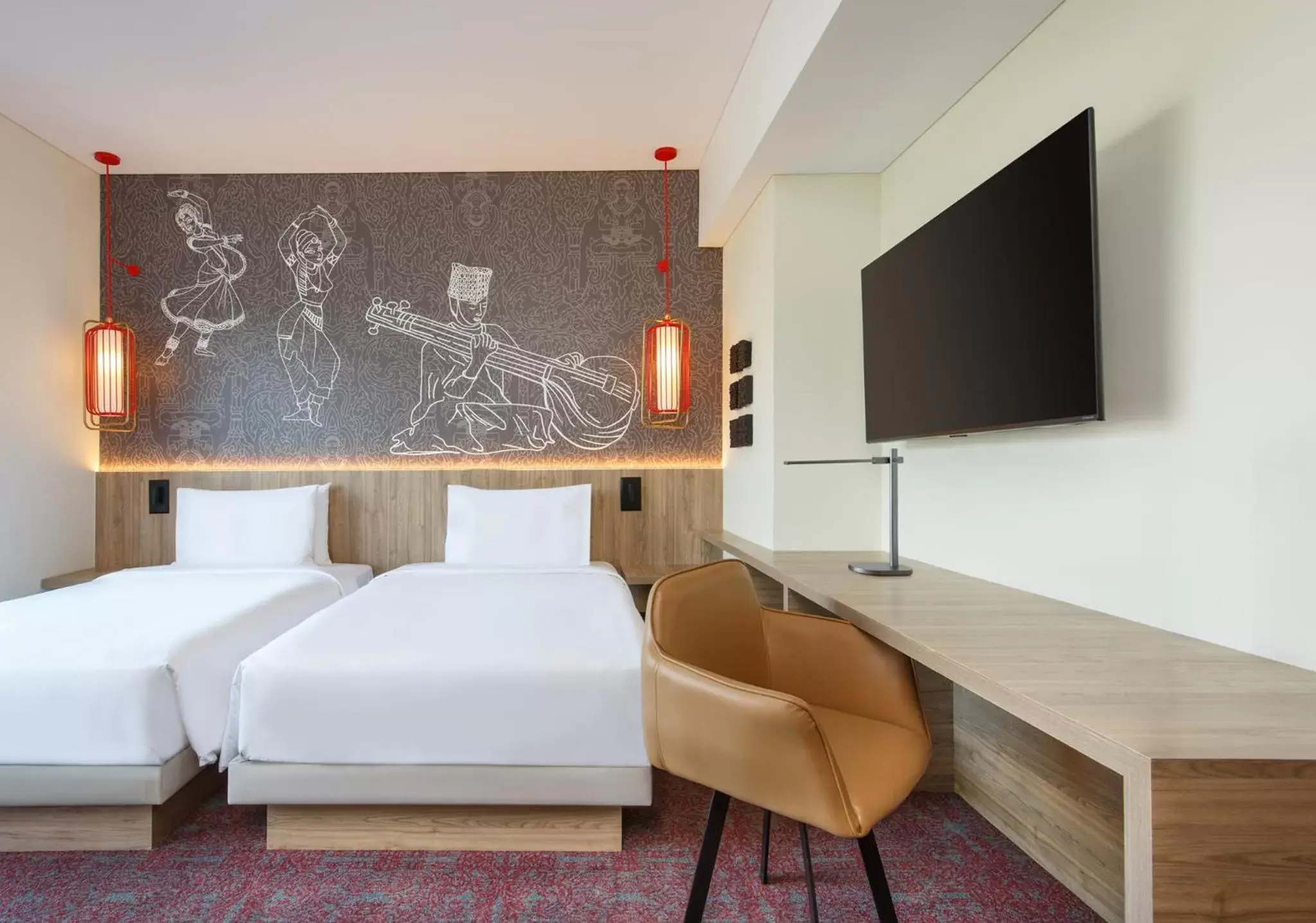 Twin Room with Sofa Bed in Hyatt Centric Soalteemode Kathmandu Twin Room with Sofa Bed in Hyatt Centric Soalteemode Kathmandu