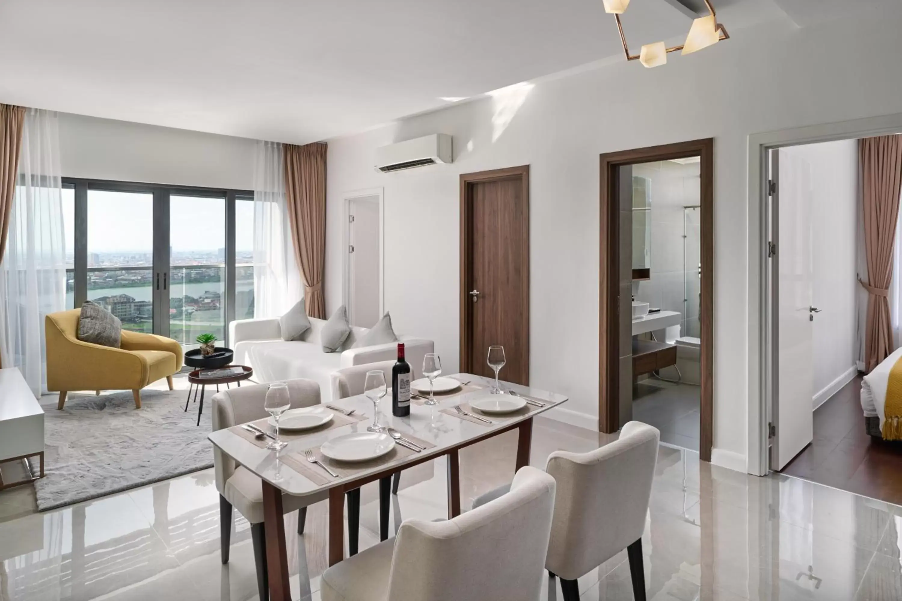 2 Bedrooms Family Suite in The Peninsula Phnom Penh 2 Bedrooms Family Suite in The Peninsula Phnom Penh