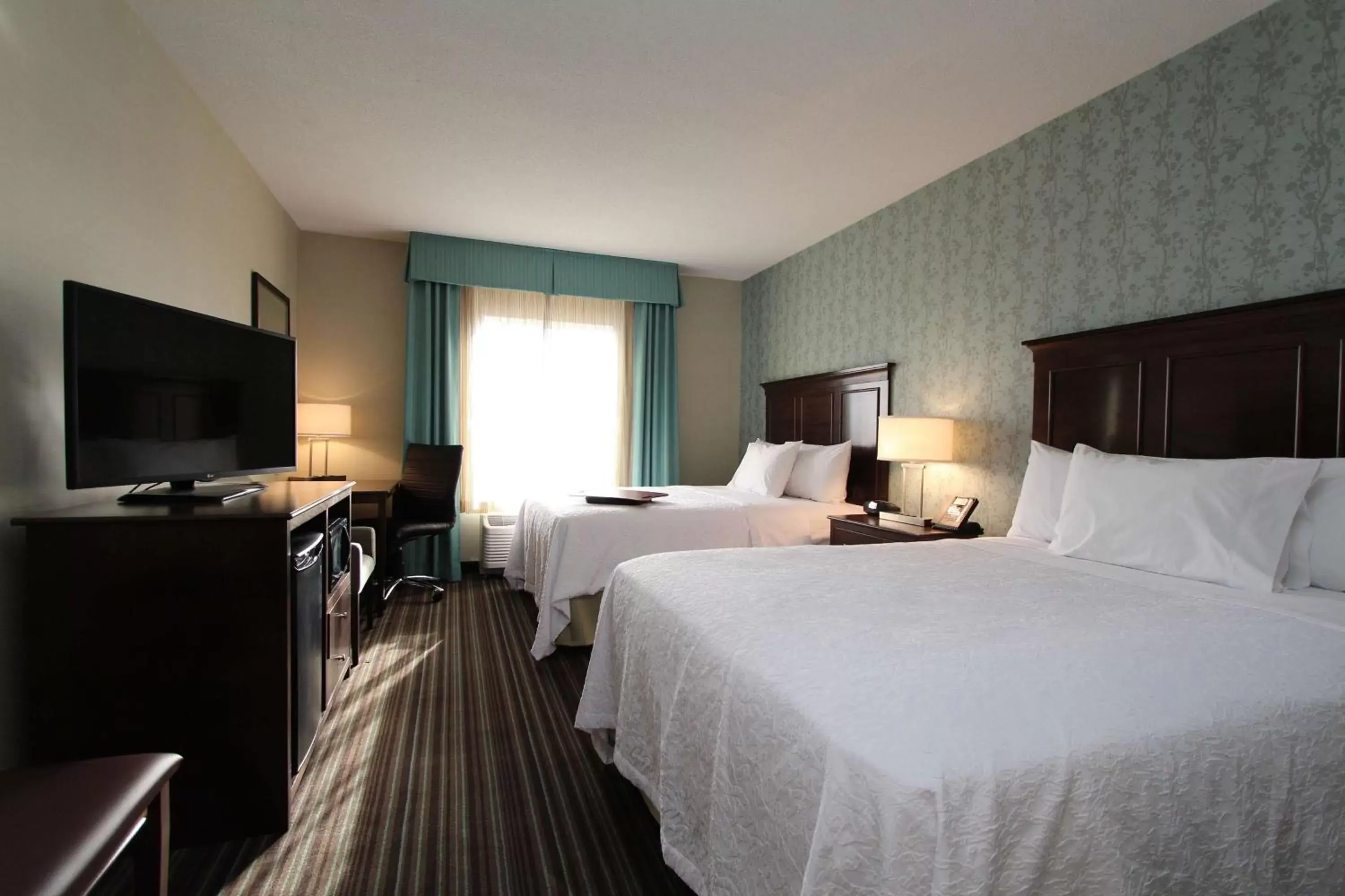 Queen Room with Two Queen Beds - Mobility and Hearing Access/Non-Smoking in Hampton Inn & Suites by Hilton St. John's Airport Queen Room with Two Queen Beds - Mobility and Hearing Access/Non-Smoking in Hampton Inn & Suites by Hilton St. John's Airport