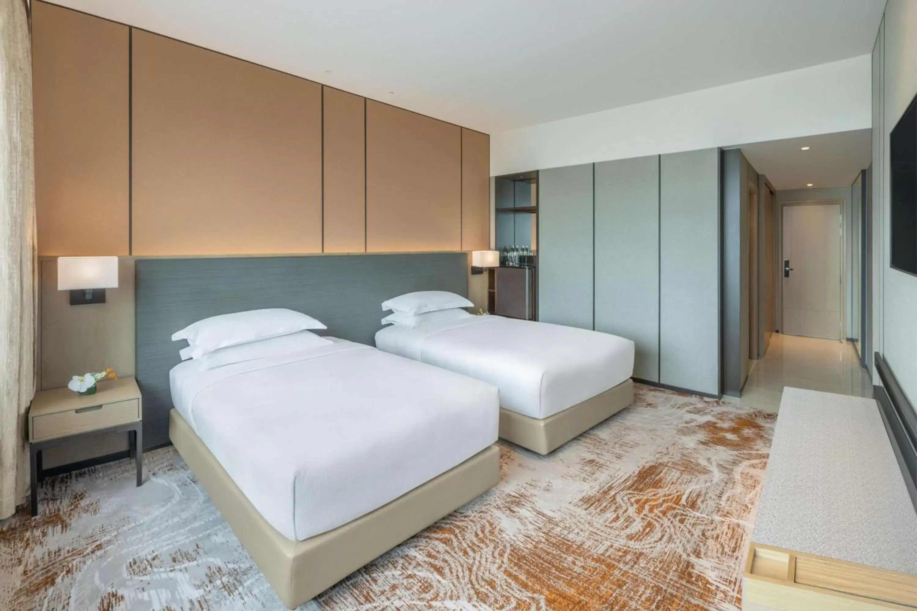 Deluxe Twin Room in Millennium Hilton Bangkok Deluxe Twin Room in Millennium Hilton Bangkok