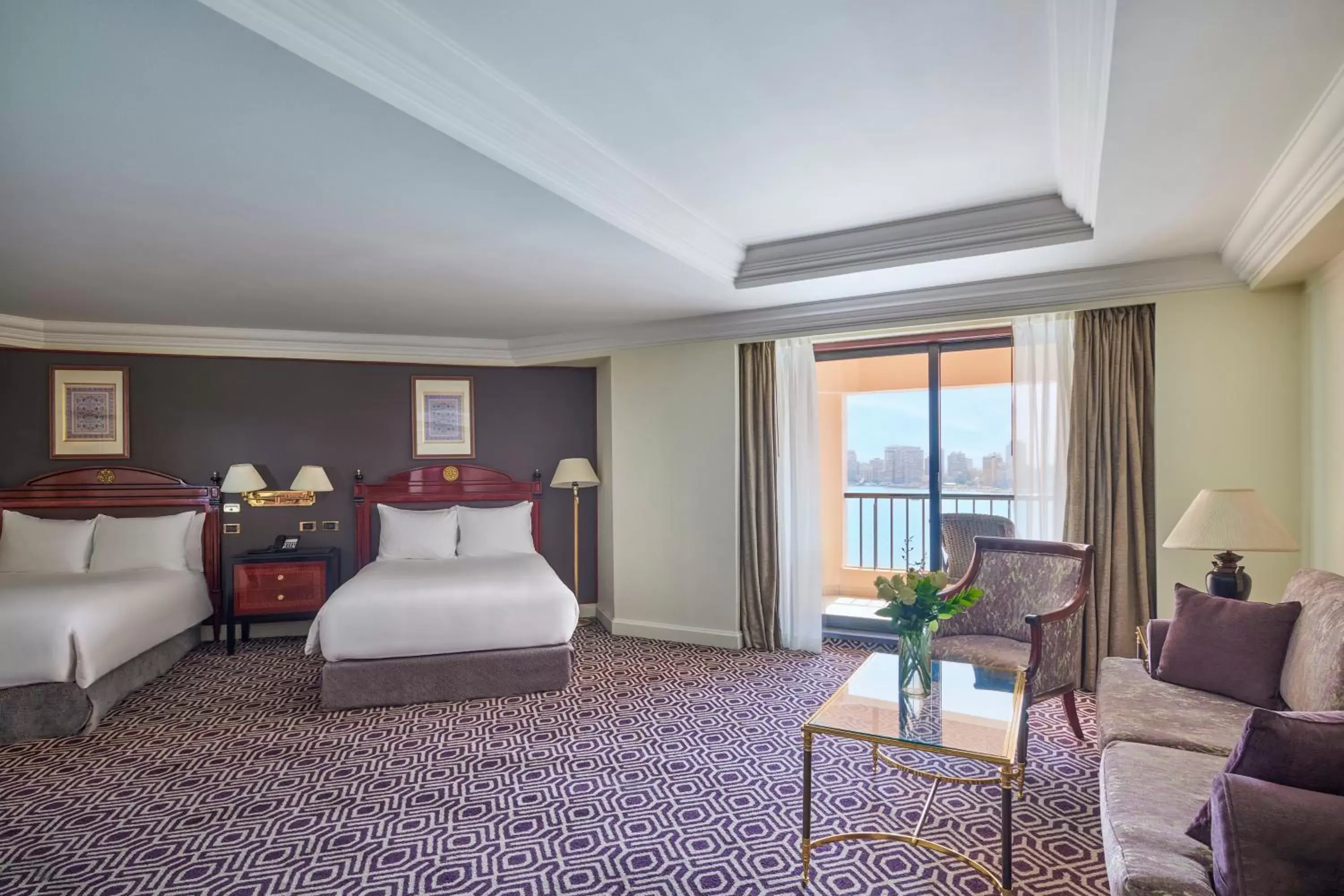 Junior Twin Suite with Nile View - Smoking in InterContinental Cairo Semiramis by IHG Junior Twin Suite with Nile View - Smoking in InterContinental Cairo Semiramis by IHG