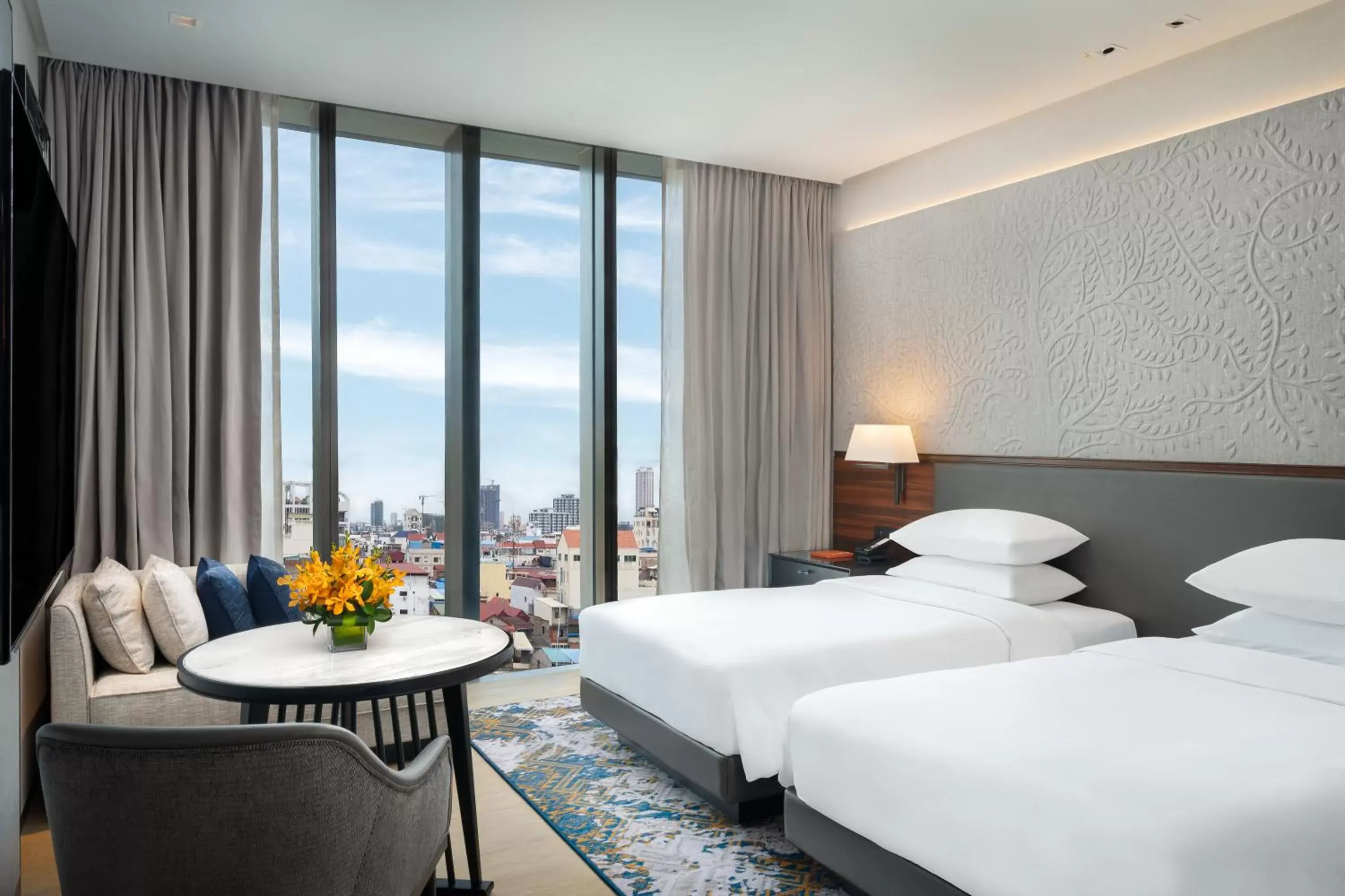 Twin Room - Club Access in Hyatt Regency Phnom Penh Twin Room - Club Access in Hyatt Regency Phnom Penh