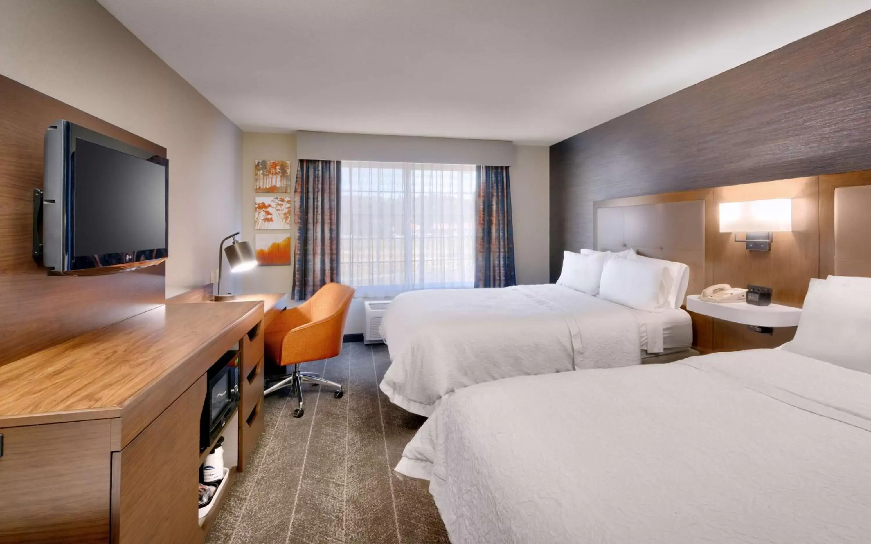 Room with Two Queen Beds - single occupancy - Non-Smoking in Hampton Inn & Suites Show Low-Pinetop Room with Two Queen Beds - single occupancy - Non-Smoking in Hampton Inn & Suites Show Low-Pinetop