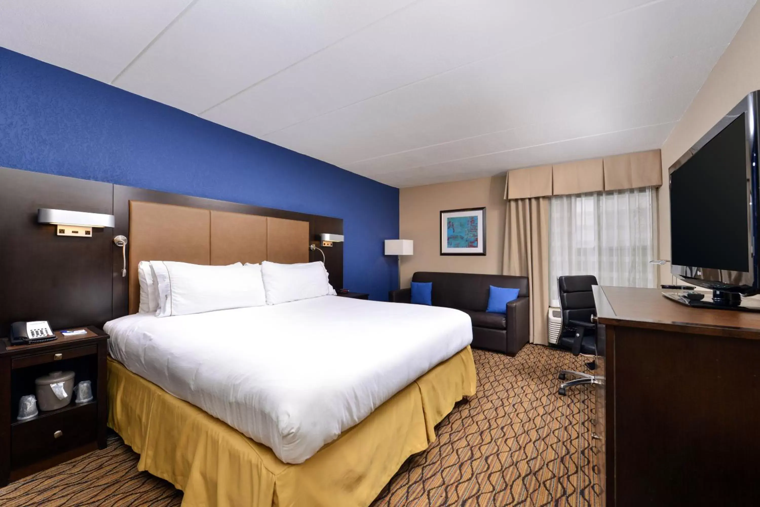 Standard King Room with Roll-in Shower - Mobility Accessible in Holiday Inn Express Hunt Valley by IHG Standard King Room with Roll-in Shower - Mobility Accessible in Holiday Inn Express Hunt Valley by IHG