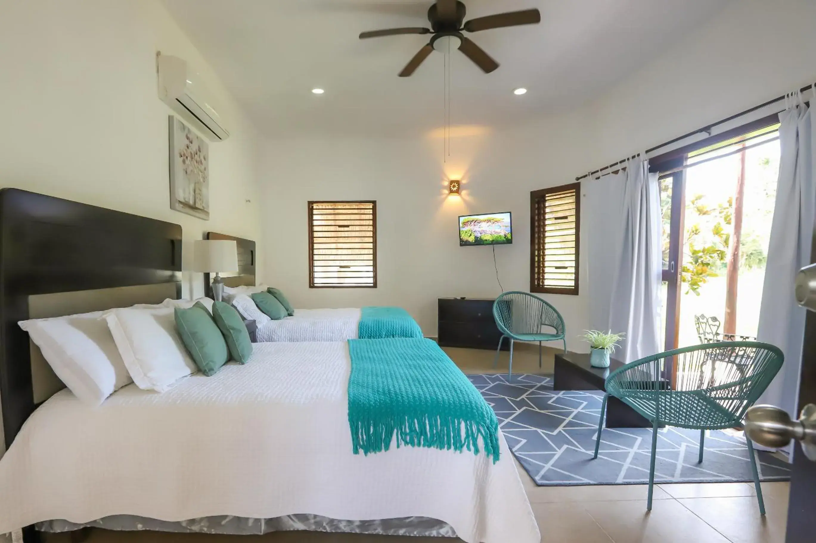 Queen Room with Two Queen Beds - single occupancy in Mayan Secret Hotel Boutique Queen Room with Two Queen Beds - single occupancy in Mayan Secret Hotel Boutique