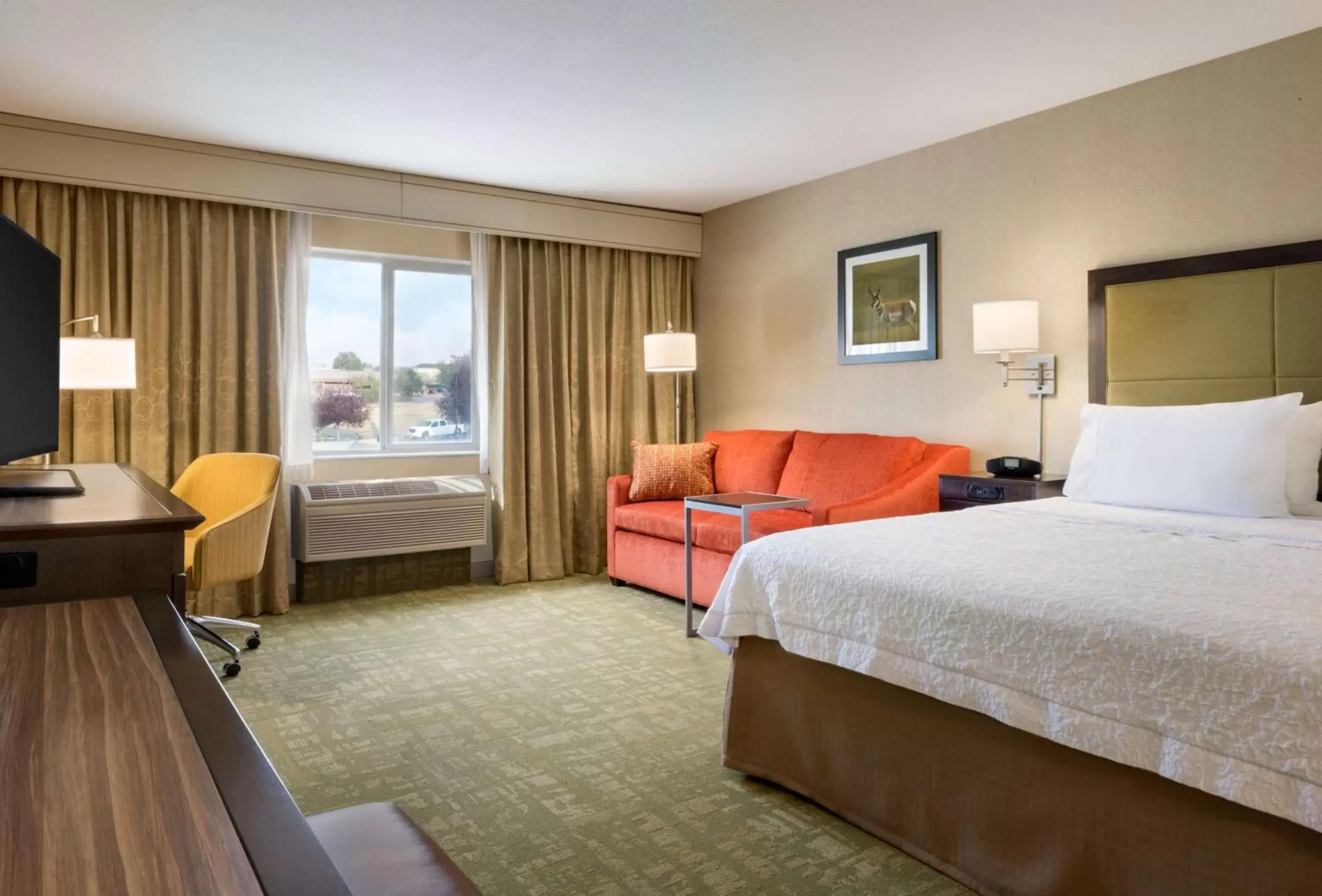 King Room with Sofa Bed - Non-Smoking in Hampton Inn Gillette King Room with Sofa Bed - Non-Smoking in Hampton Inn Gillette
