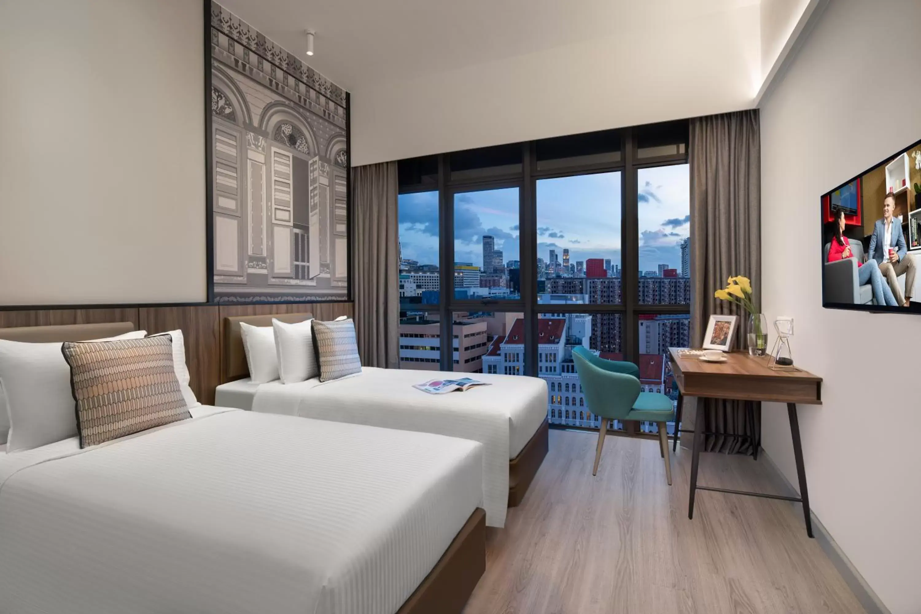 Studio, 1 Twin Bed in Citadines Rochor Singapore Studio, 1 Twin Bed in Citadines Rochor Singapore