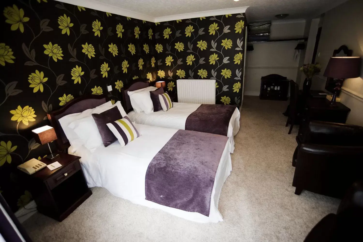 Twin Room in Brackenborough Hotel Twin Room in Brackenborough Hotel