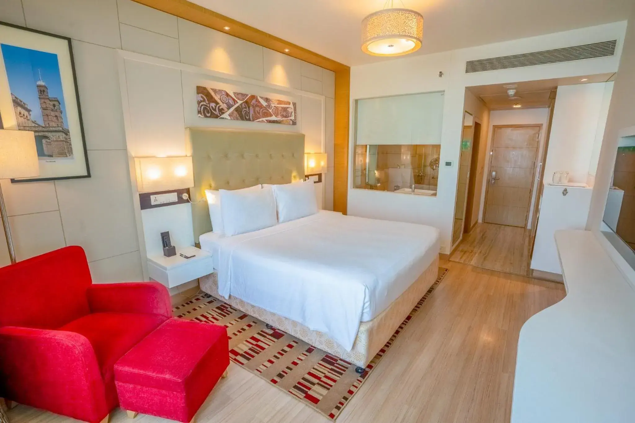 Business Class Room with Complimentary 2 pcs for Ironing per stay , 20% discount on food and soft beverage and access to business lounge in Radisson Blu Pune Hinjawadi Business Class Room with Complimentary 2 pcs for Ironing per stay , 20% discount on food and soft beverage and access to business lounge in Radisson Blu Pune Hinjawadi