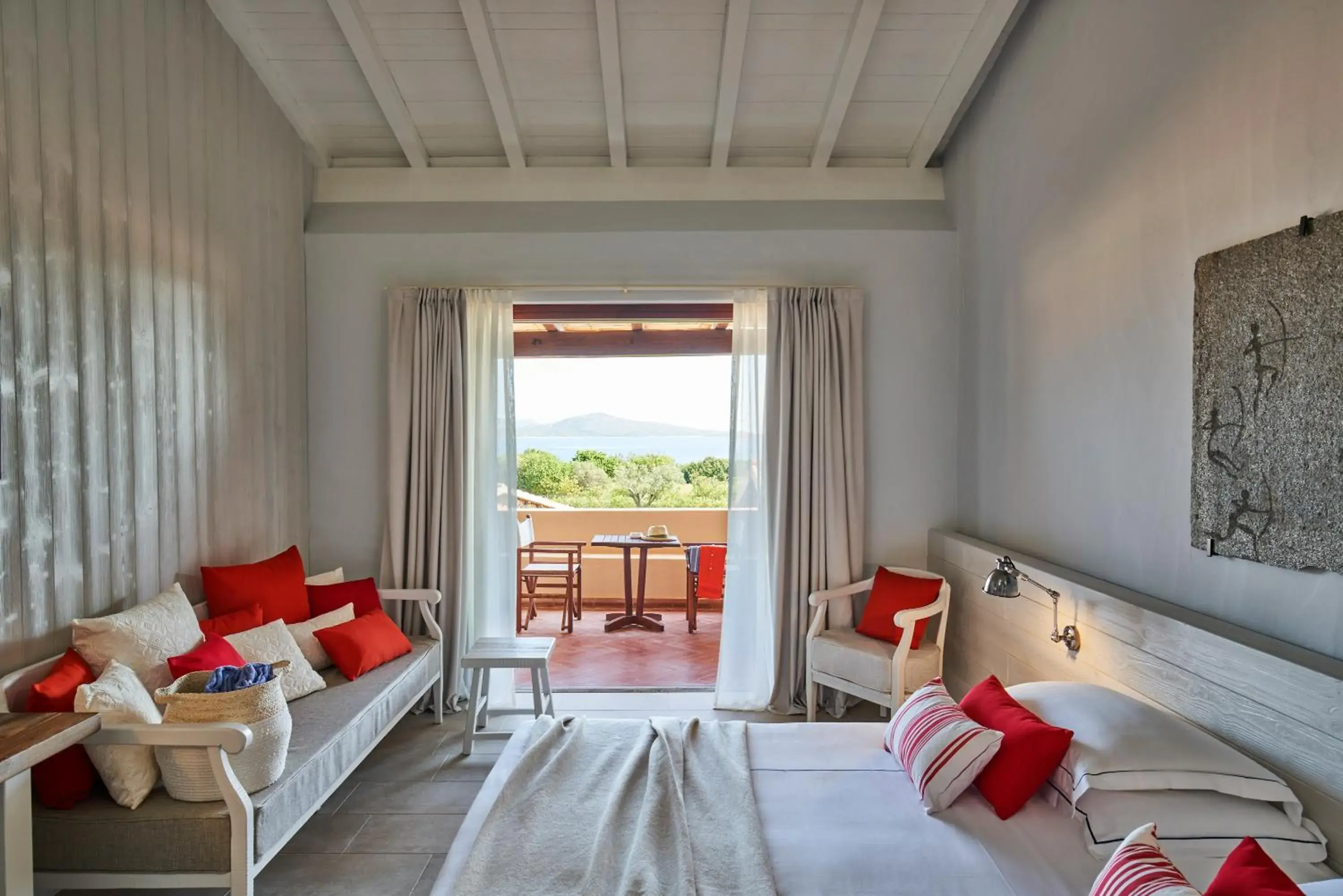 Deluxe Triple Room with Partial Sea View in Due Lune Puntaldia Resort & Golf Deluxe Triple Room with Partial Sea View in Due Lune Puntaldia Resort & Golf