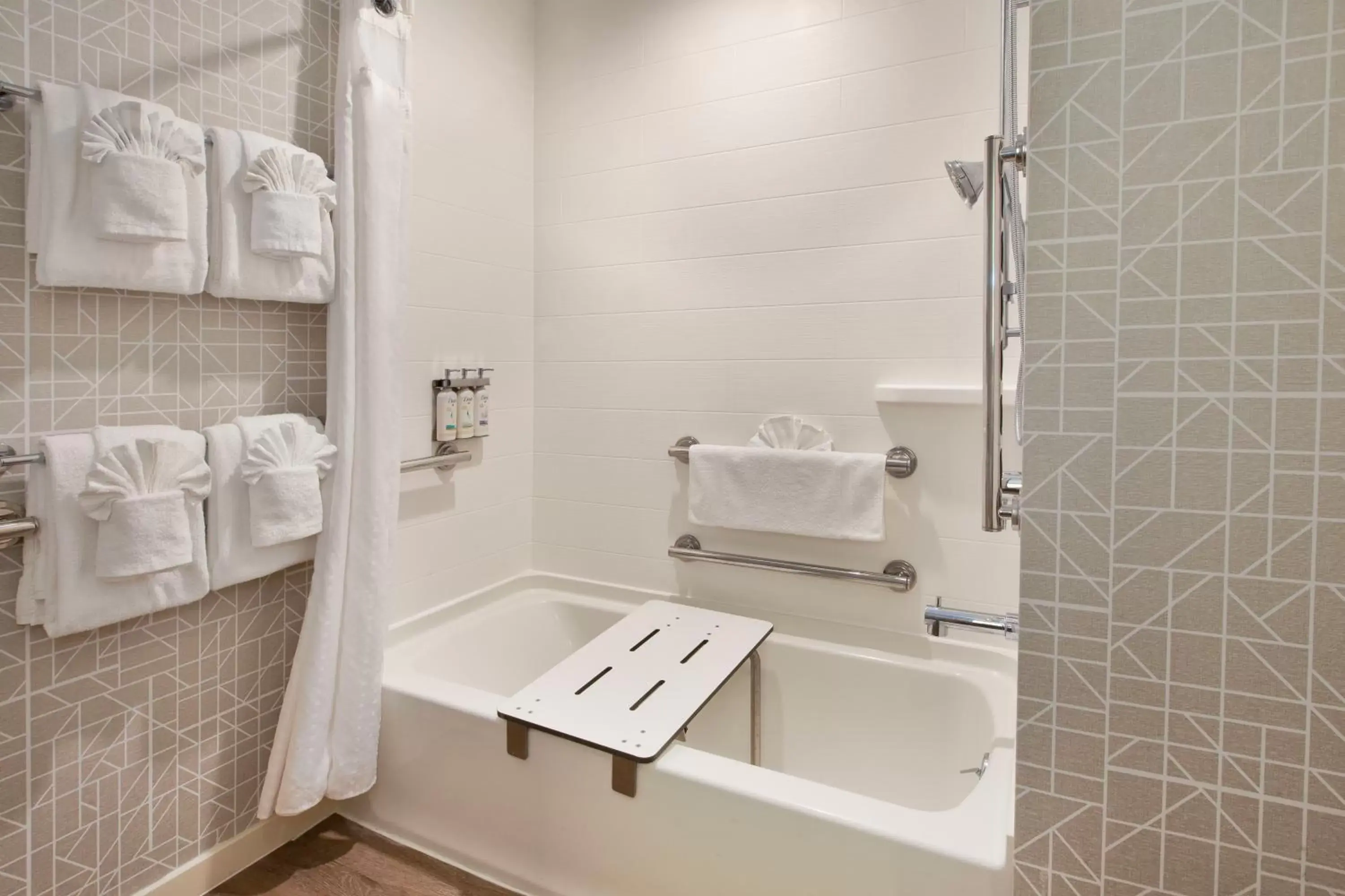 King Room with Mobility Accessible Roll-In Shower in Holiday Inn Express Absecon-Atlantic City Area, an IHG Hotel King Room with Mobility Accessible Roll-In Shower in Holiday Inn Express Absecon-Atlantic City Area, an IHG Hotel