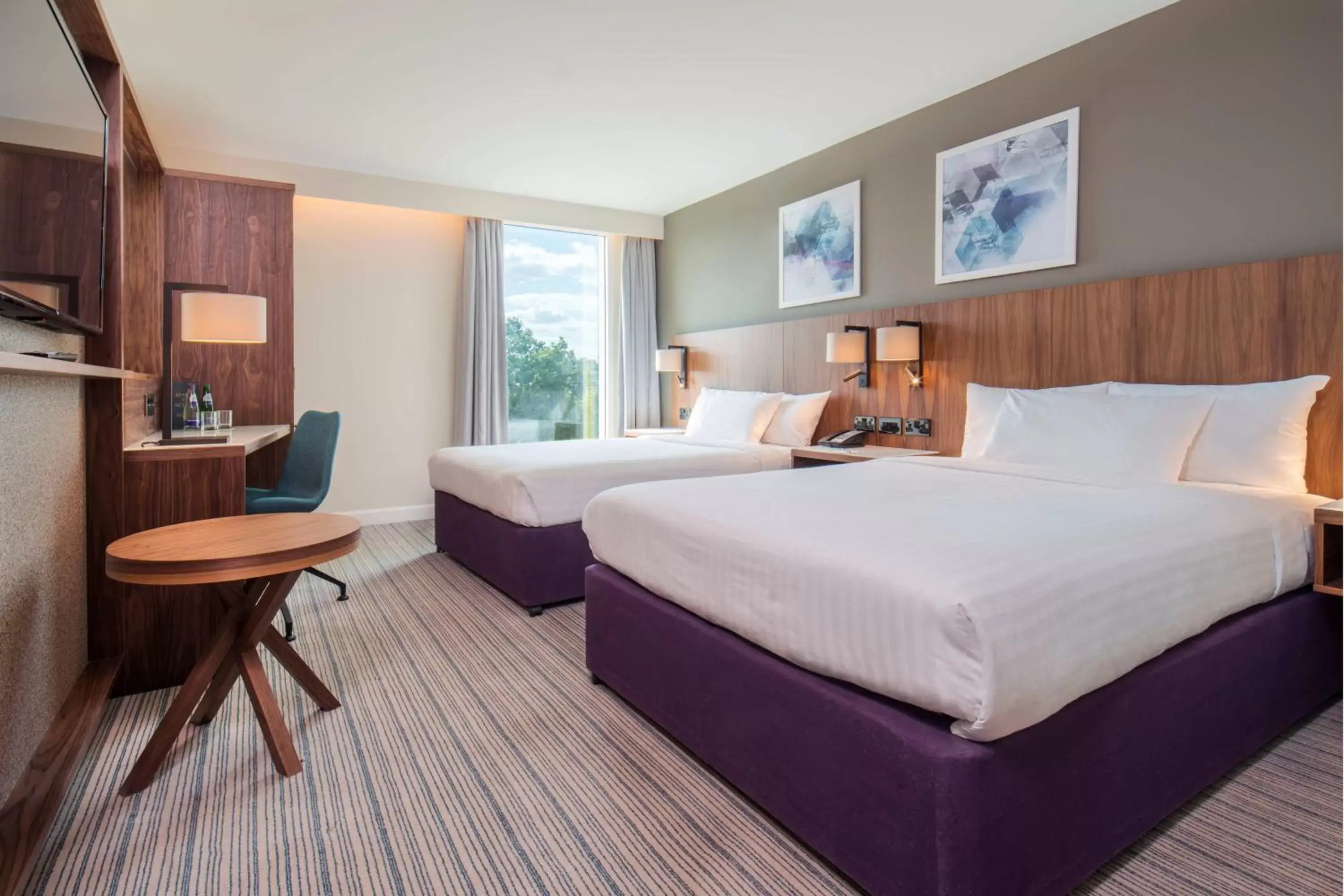 Premium Family Room, Guest room, 2 Double in Courtyard by Marriott London Gatwick Airport Premium Family Room, Guest room, 2 Double in Courtyard by Marriott London Gatwick Airport