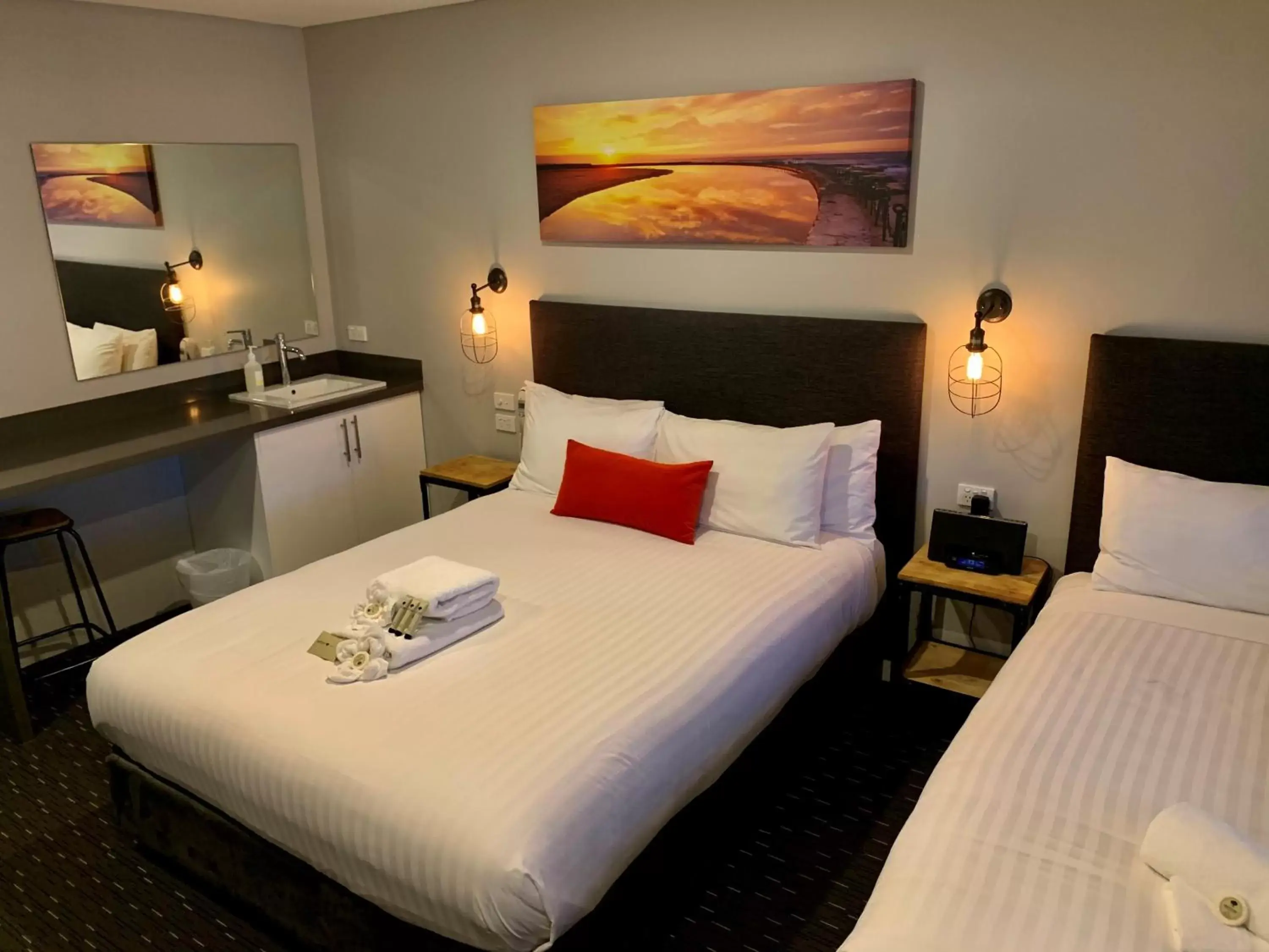 Standard Twin Room in Merewether Motel Standard Twin Room in Merewether Motel