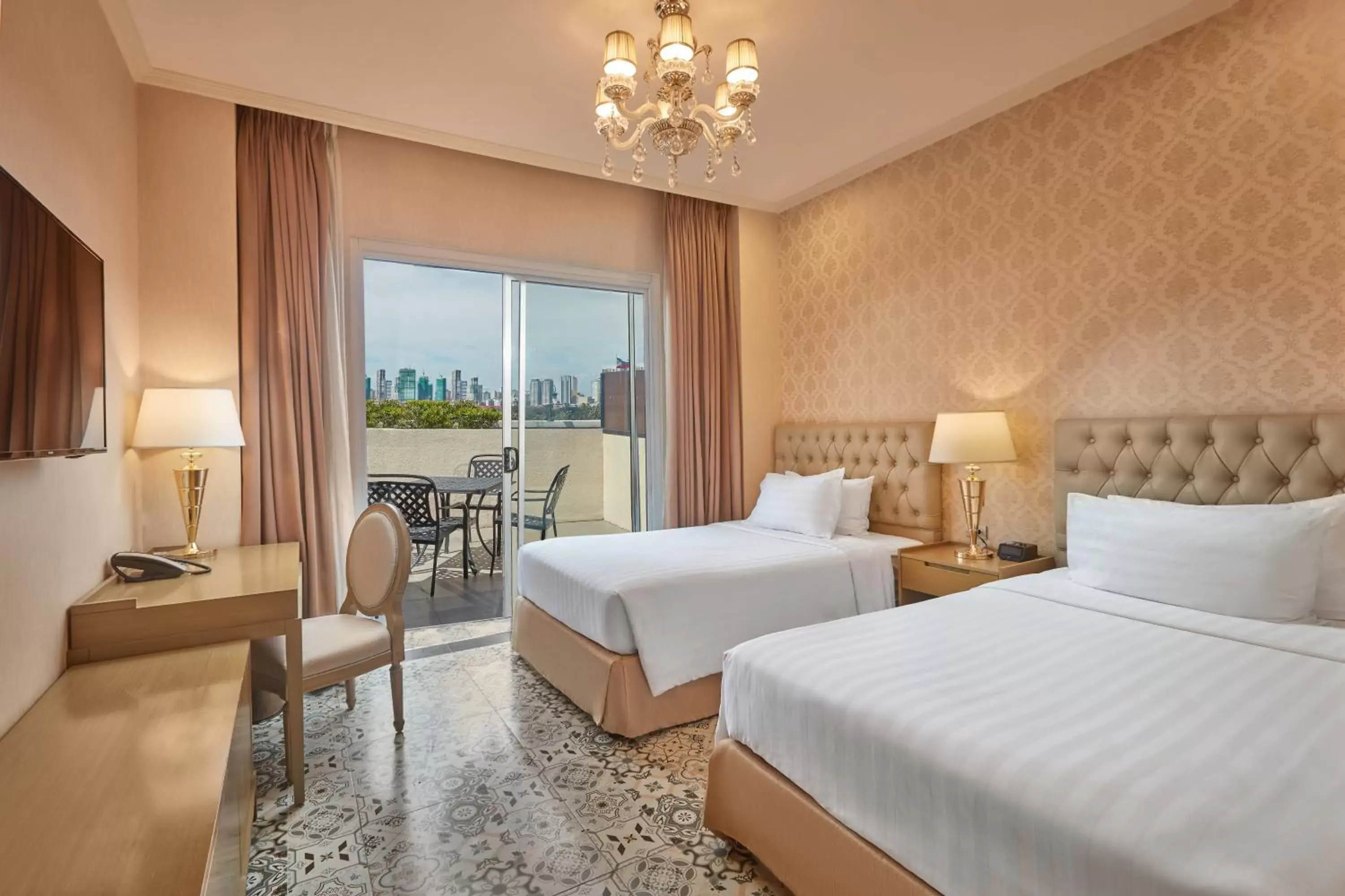 Club Twin Room With Balcony in Rizal Park Hotel Club Twin Room With Balcony in Rizal Park Hotel