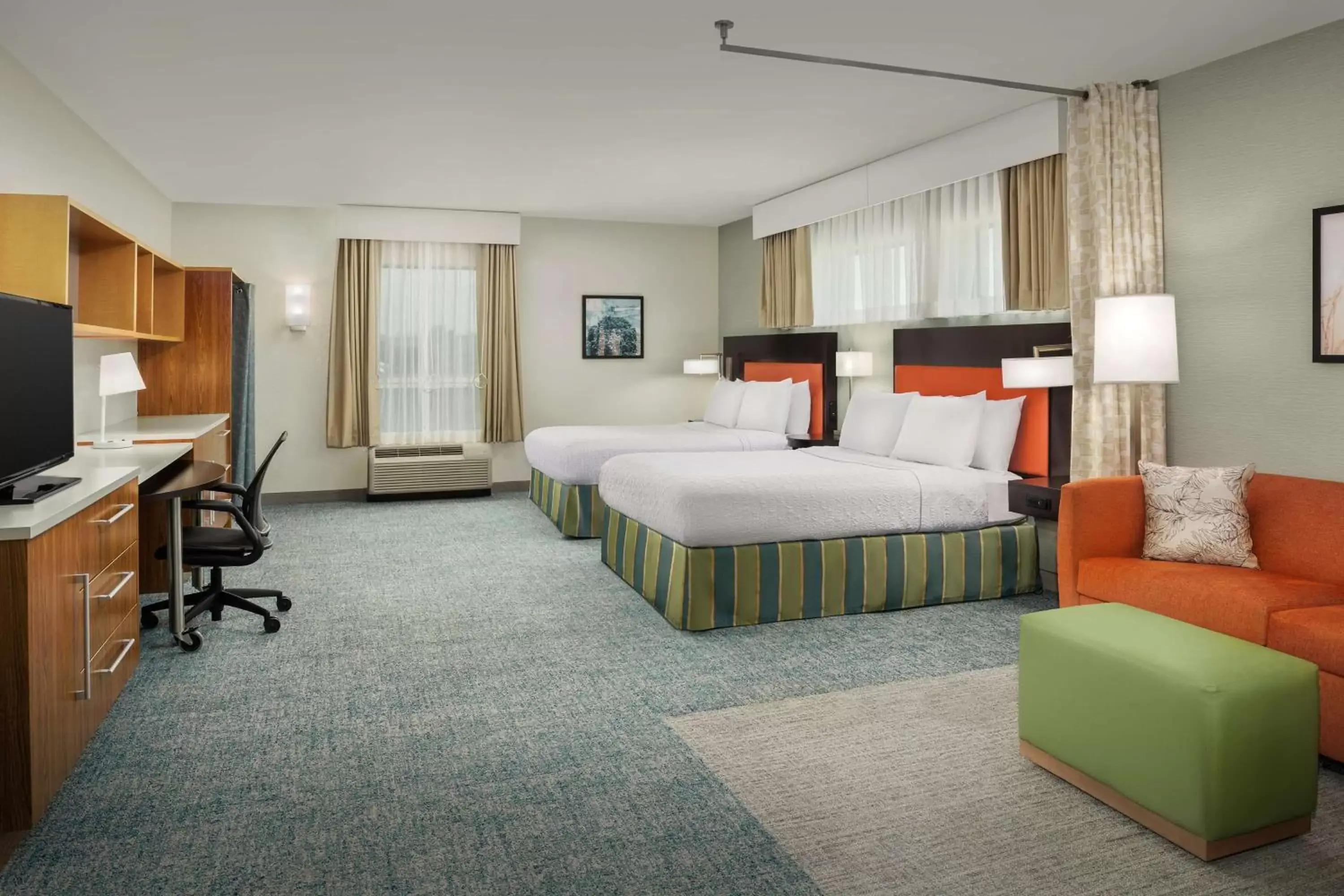 Queen Studio with Two Queen Beds - Mobility and Hearing Access/Non-Smoking in Home2 Suites by Hilton Austin Round Rock Queen Studio with Two Queen Beds - Mobility and Hearing Access/Non-Smoking in Home2 Suites by Hilton Austin Round Rock