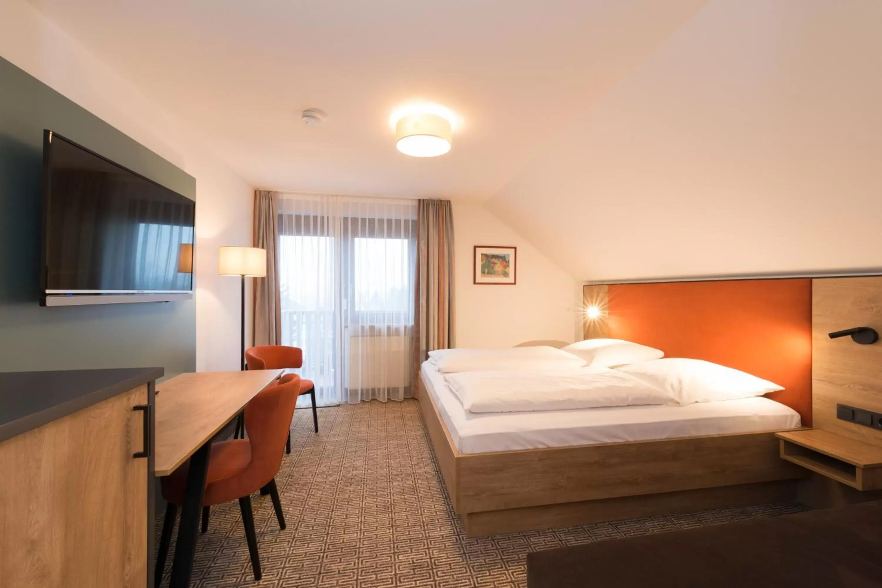 Deluxe Double Room with Balcony in Hotel SCHNEIDER Deluxe Double Room with Balcony in Hotel SCHNEIDER