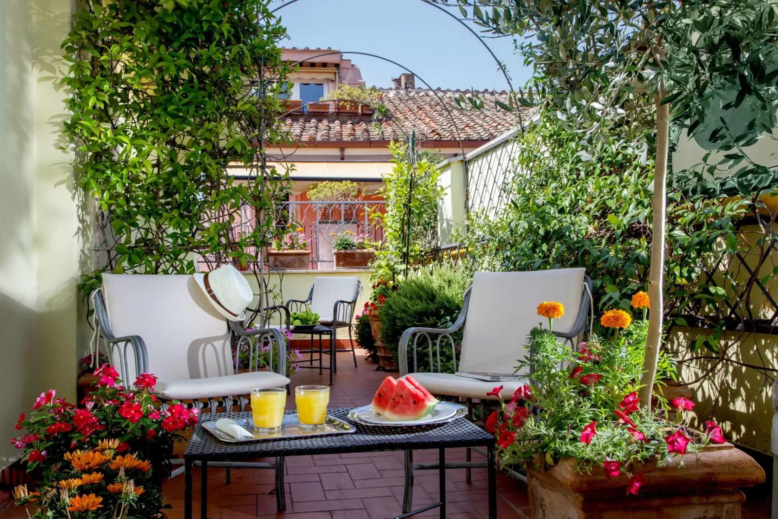 Balcony/Terrace in Hotel Centrale Balcony/Terrace in Hotel Centrale