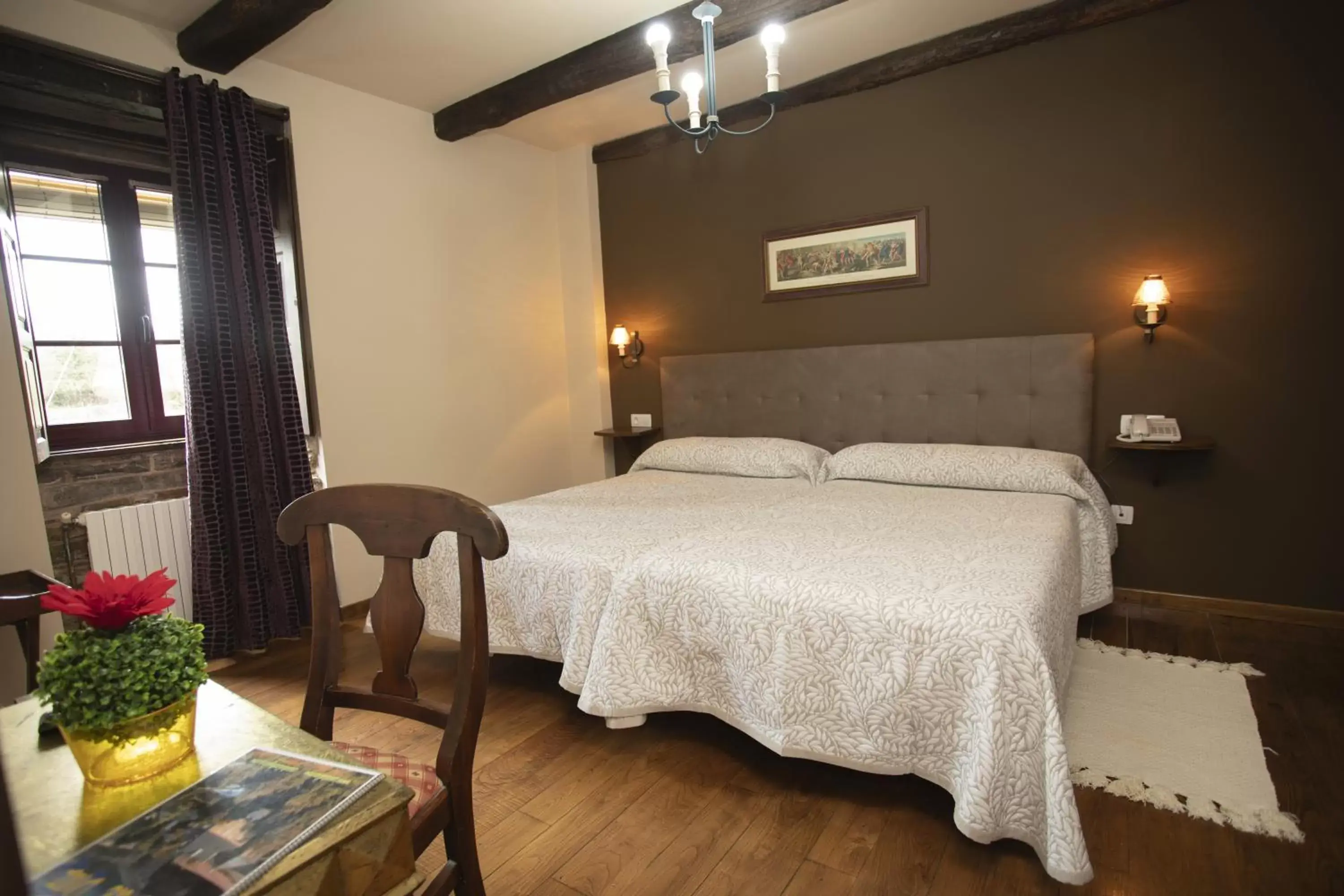 Twin bed in Hotel Casa de Díaz Twin bed in Hotel Casa de Díaz