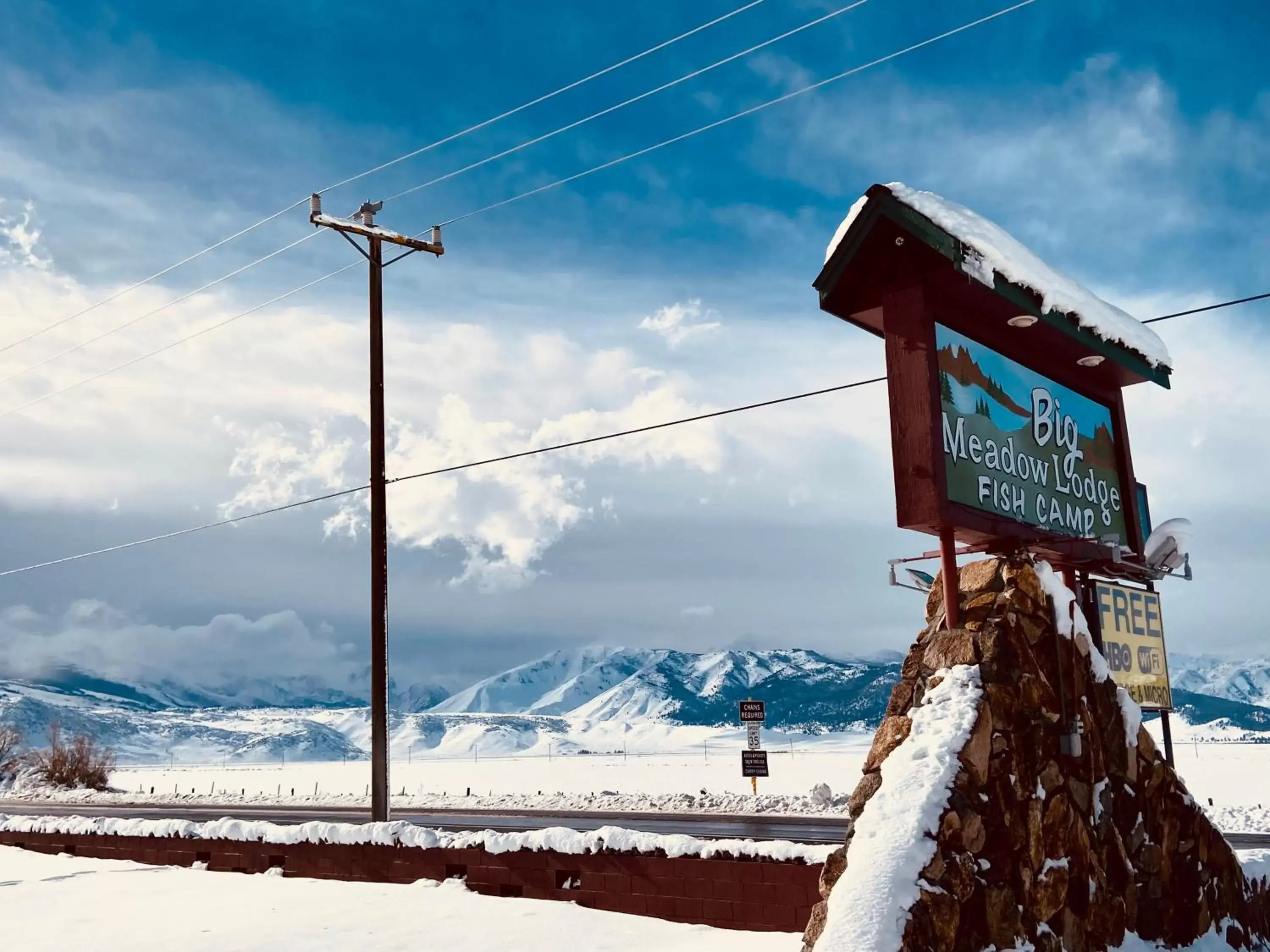 Winter in Big Meadow Lodge Winter in Big Meadow Lodge