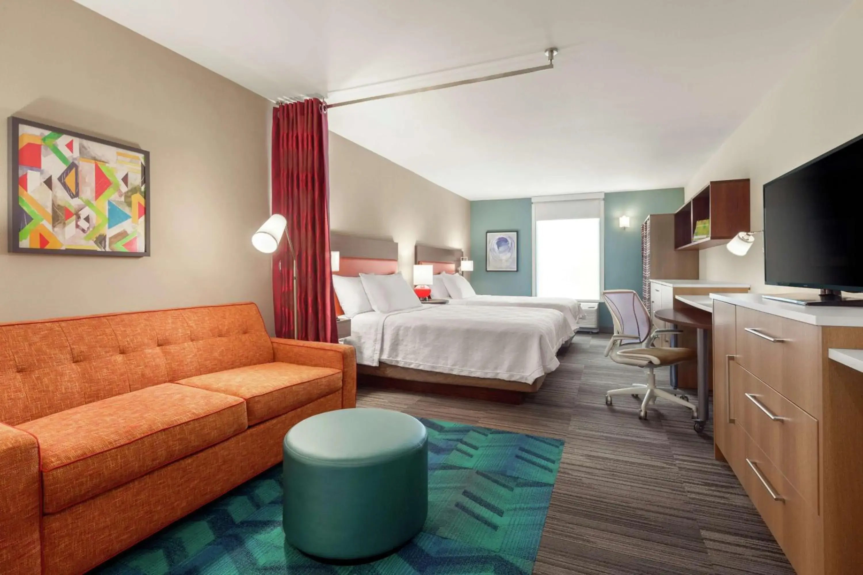 Queen Studio with Two Queen Beds - Non-Smoking in Home2 Suites By Hilton Sarasota Bradenton Airport Queen Studio with Two Queen Beds - Non-Smoking in Home2 Suites By Hilton Sarasota Bradenton Airport