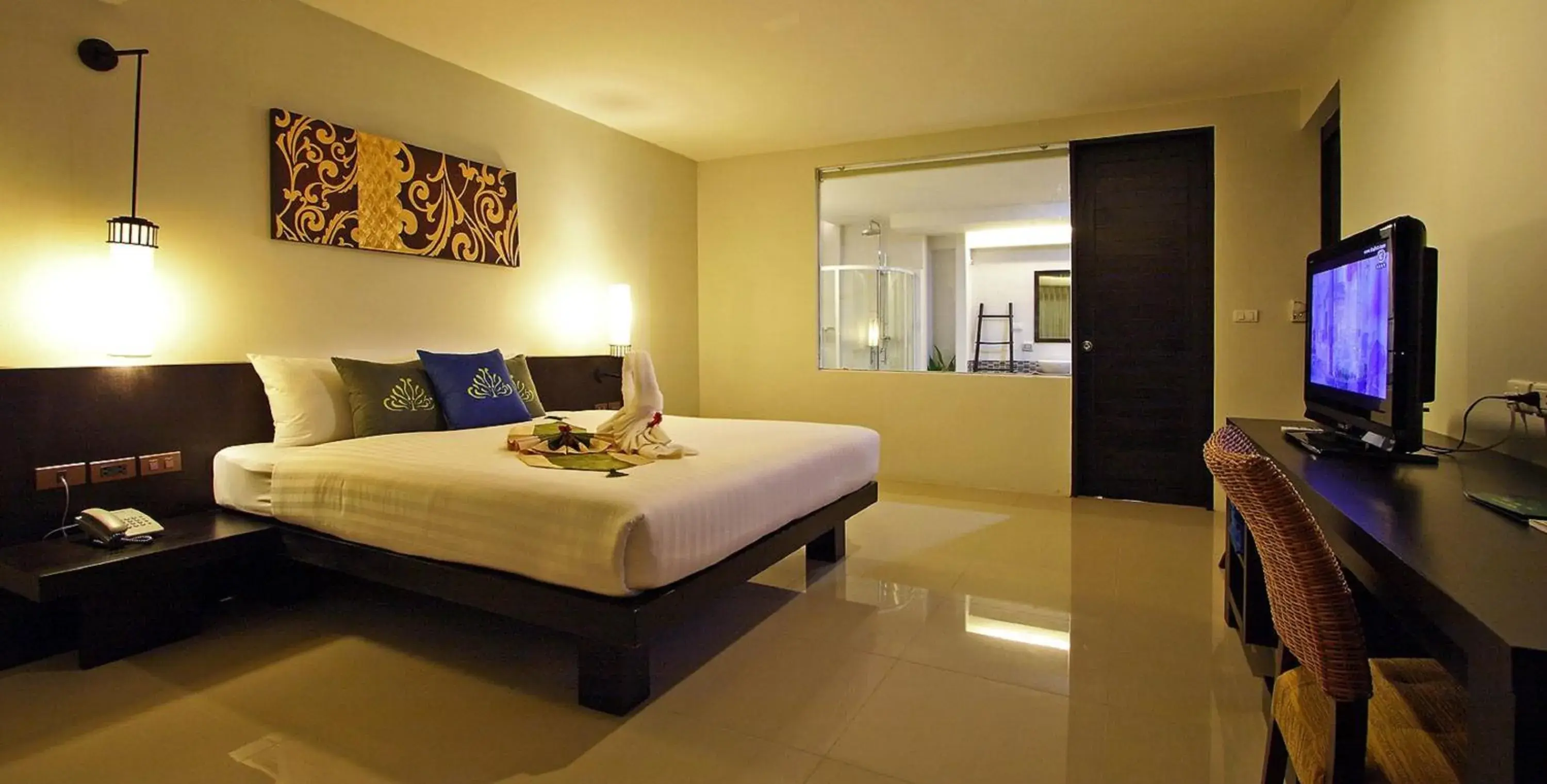 Suite Double Room with Pool View in Palmyra Patong Resort Phuket - SHA Extra Plus Suite Double Room with Pool View in Palmyra Patong Resort Phuket - SHA Extra Plus