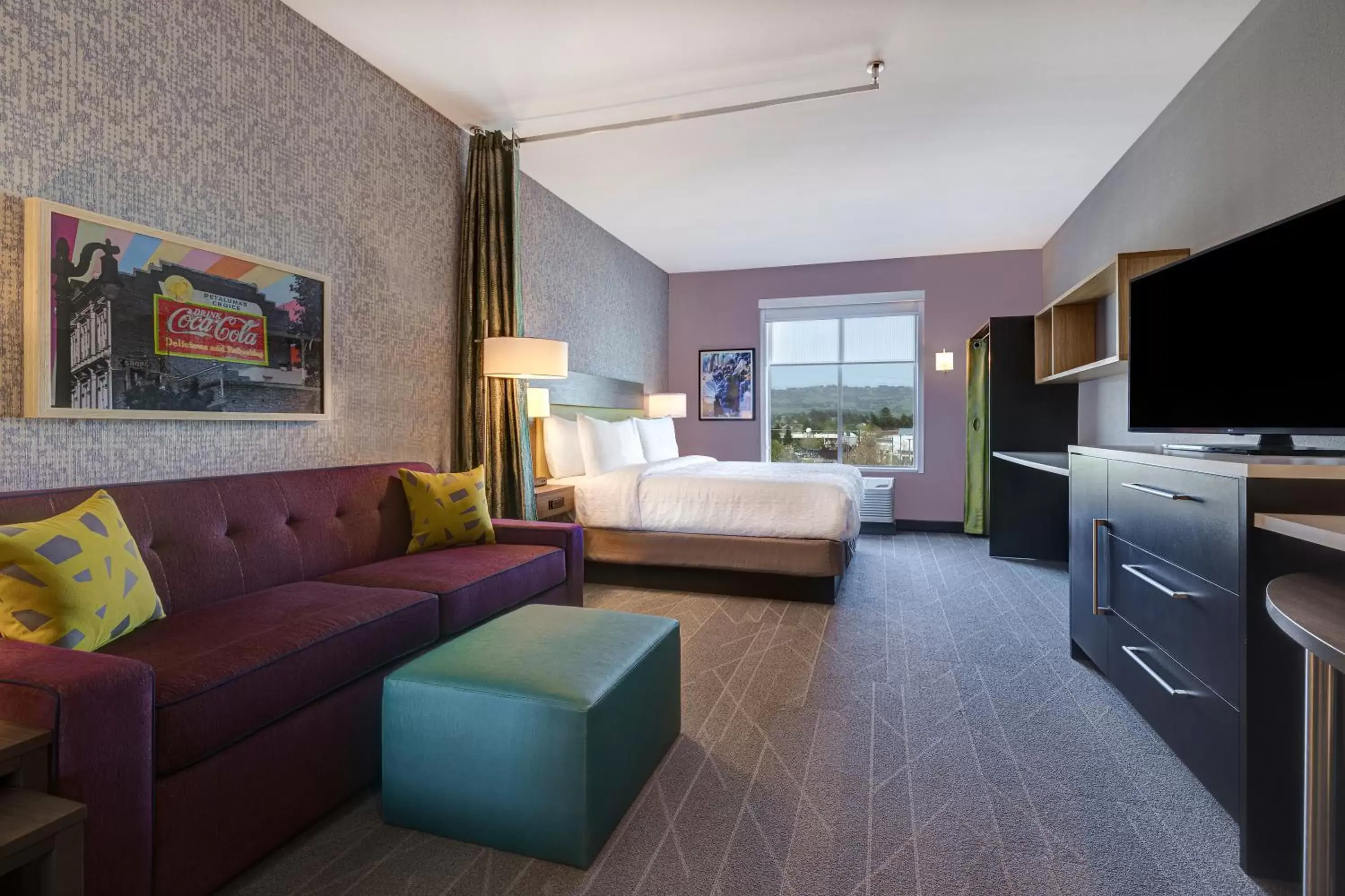 King Studio Suite with Mountain View and Accessible Tub in Home2 Suites By Hilton Petaluma King Studio Suite with Mountain View and Accessible Tub in Home2 Suites By Hilton Petaluma