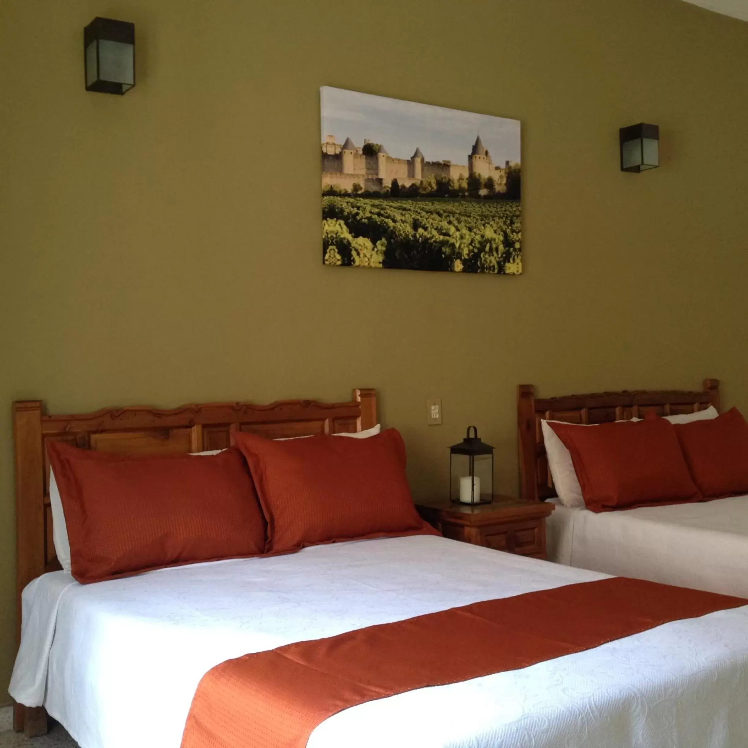 Double Room with Two Double Beds in Hotel Casa de Vino Double Room with Two Double Beds in Hotel Casa de Vino