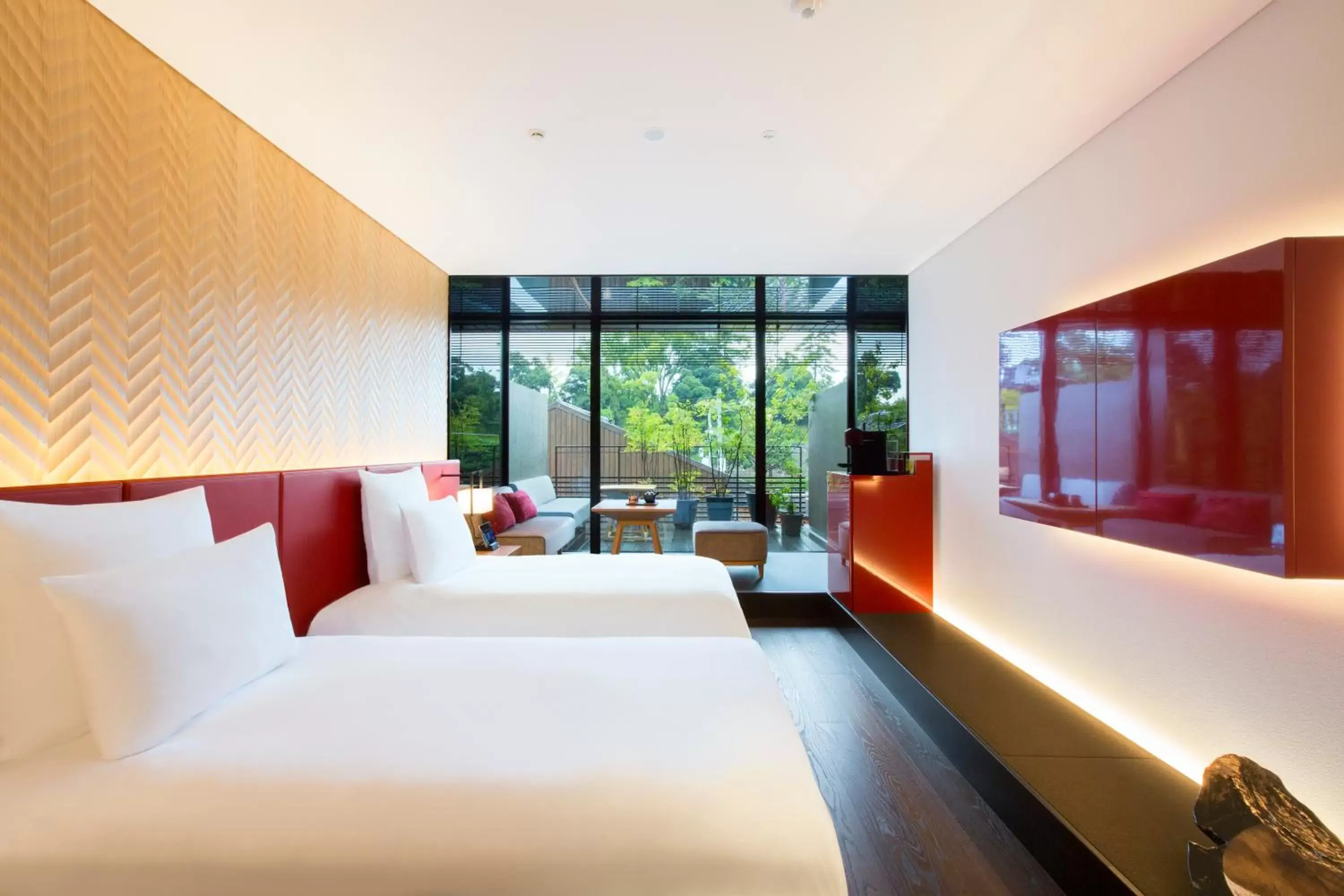 Deluxe Twin Room with Balcony in Garrya Nijo Castle Kyoto Deluxe Twin Room with Balcony in Garrya Nijo Castle Kyoto