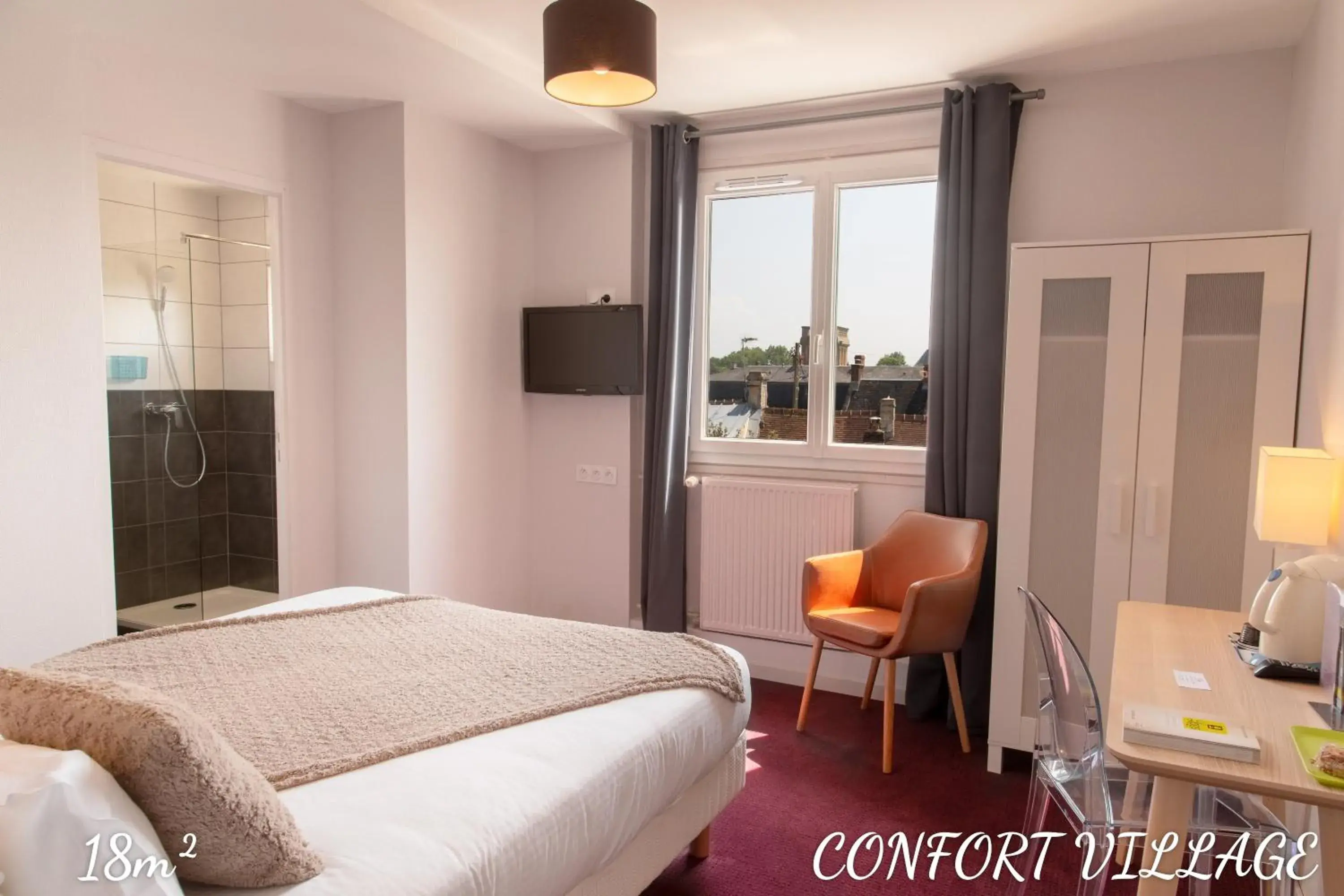 Comfort Double or Twin Room with Village View in Le Saint-Aubin Comfort Double or Twin Room with Village View in Le Saint-Aubin