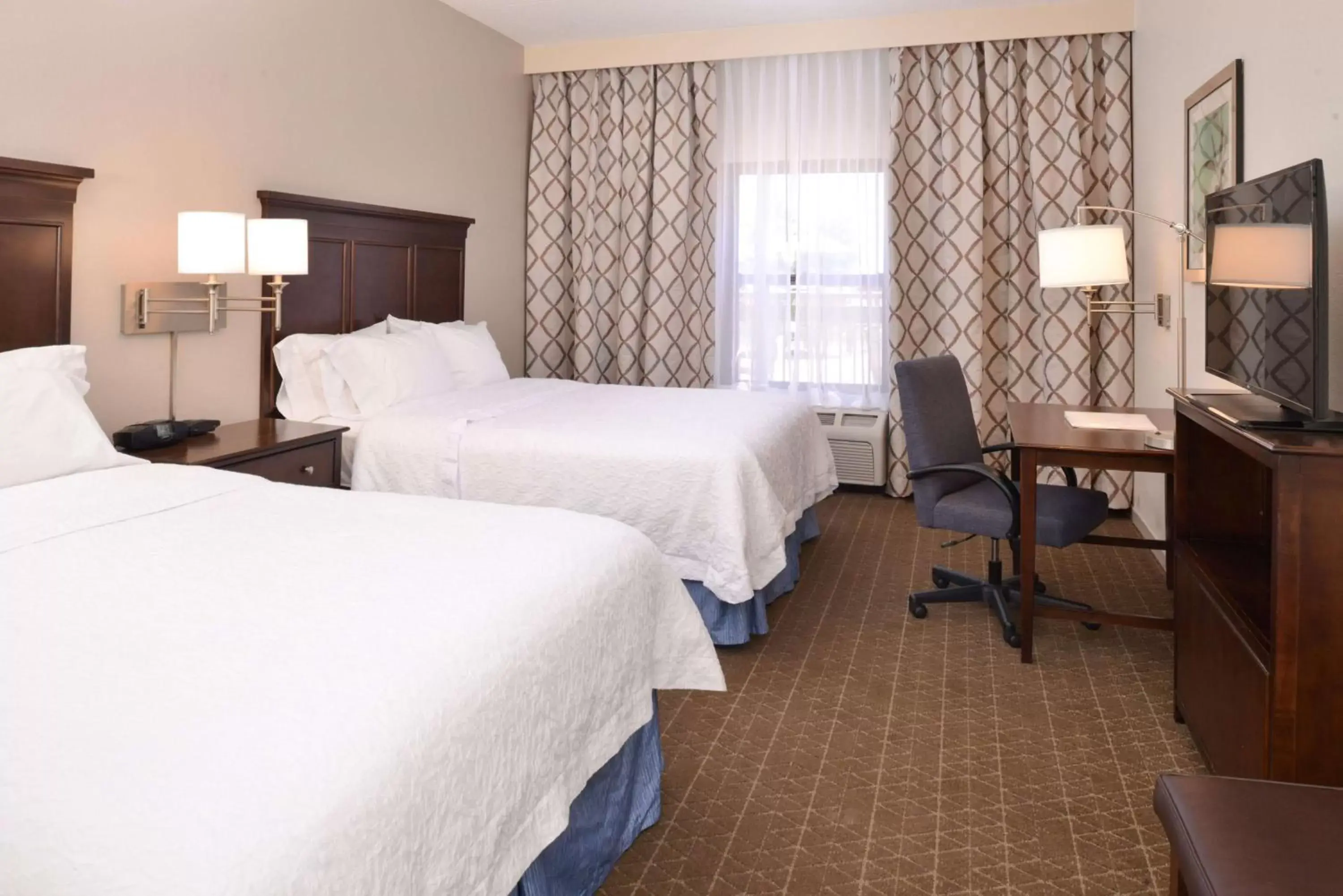 Room with Two Queen Beds - Non-Smoking in Hampton Inn & Suites Pueblo-Southgate Room with Two Queen Beds - Non-Smoking in Hampton Inn & Suites Pueblo-Southgate