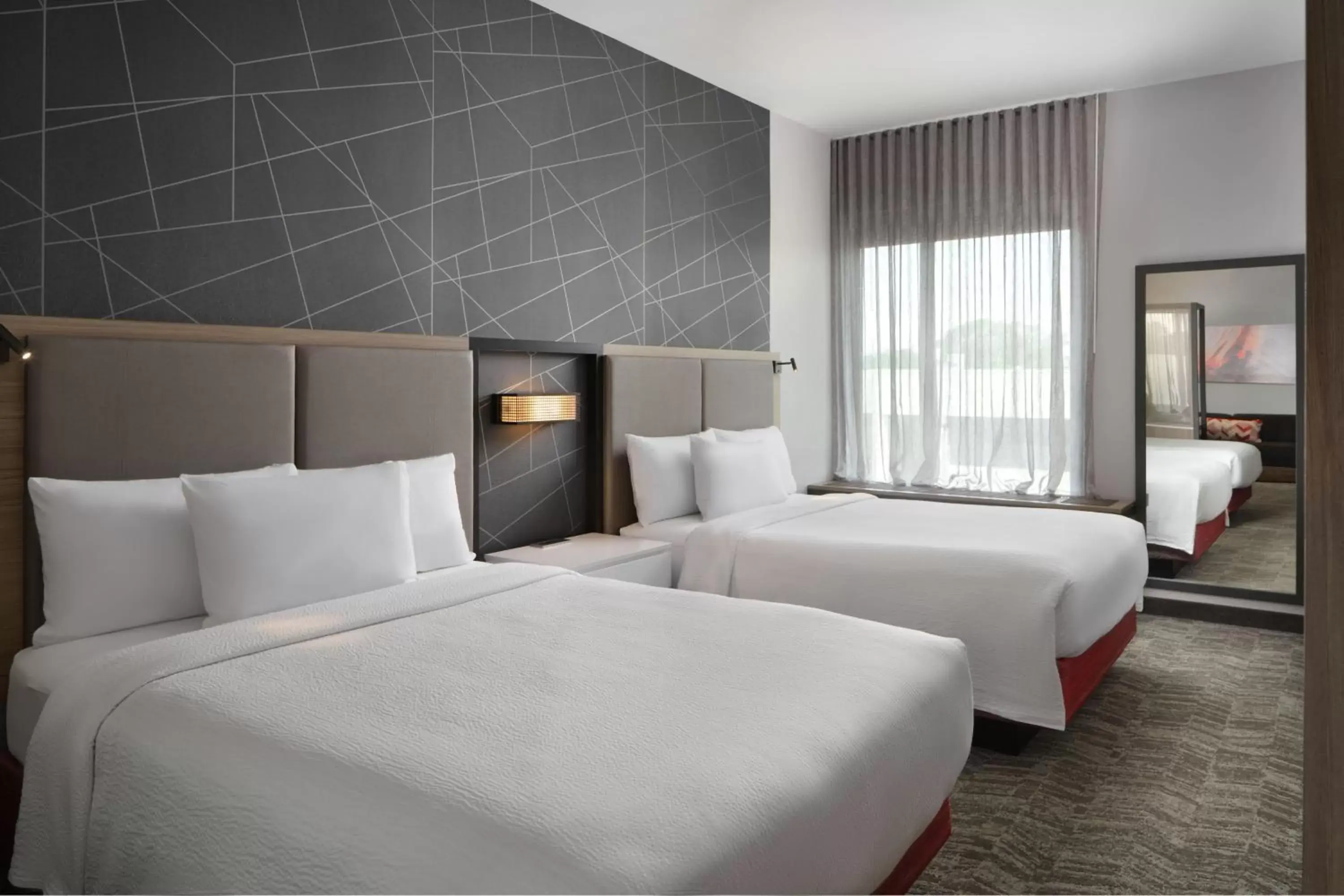 Queen Suite with Two Queen Beds and Sofa Bed in SpringHill Suites by Marriott Jacksonville Baymeadows Queen Suite with Two Queen Beds and Sofa Bed in SpringHill Suites by Marriott Jacksonville Baymeadows