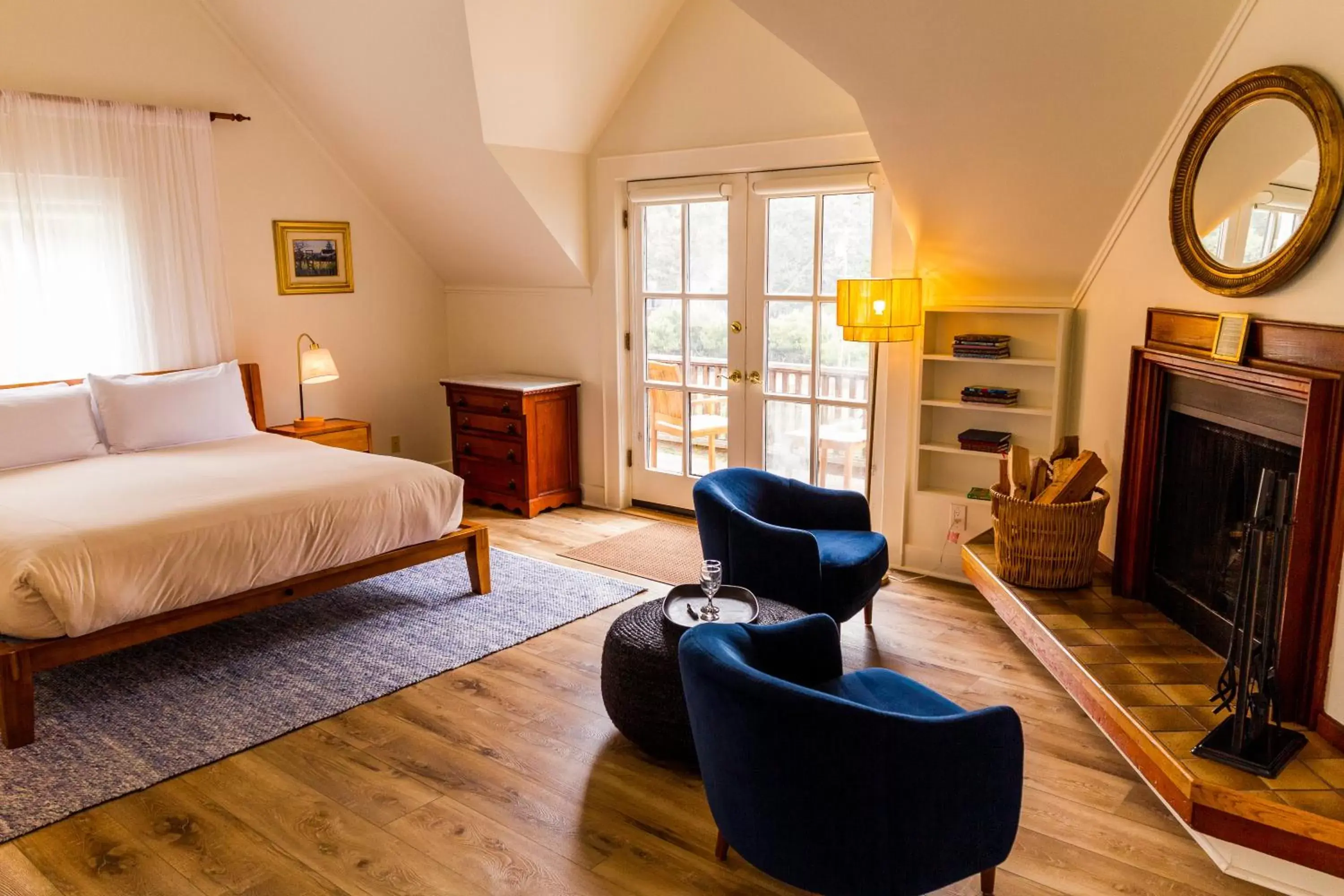 King Room with Sea View in SCP Mendocino Inn and Farm King Room with Sea View in SCP Mendocino Inn and Farm