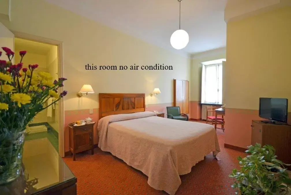 Basic Double or Twin Room - single occupancy in Hotel Roma e Rocca Cavour Basic Double or Twin Room - single occupancy in Hotel Roma e Rocca Cavour