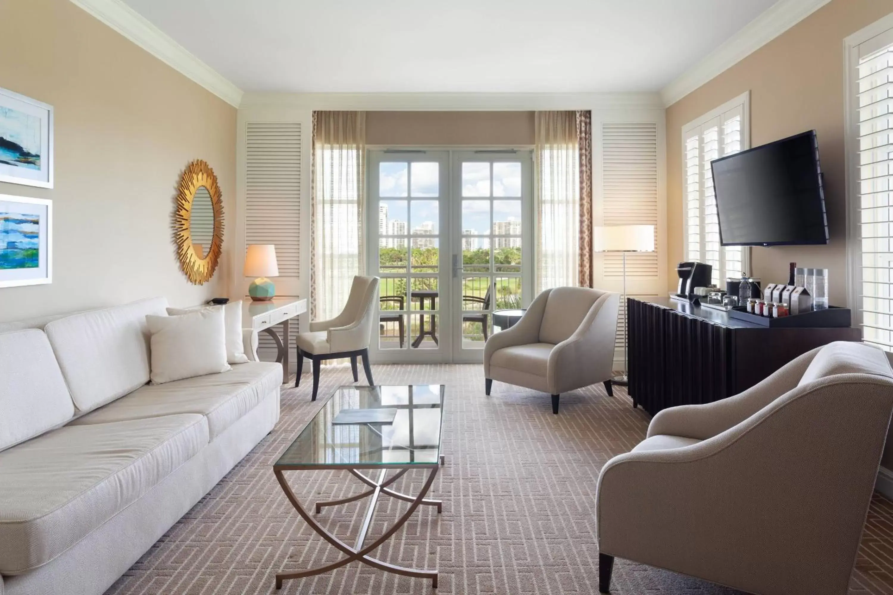 One Bedroom Suite, 1 Bedroom Larger Suite, 1 King, Sofa bed - single occupancy in JW Marriott Miami Turnberry Resort & Spa One Bedroom Suite, 1 Bedroom Larger Suite, 1 King, Sofa bed - single occupancy in JW Marriott Miami Turnberry Resort & Spa