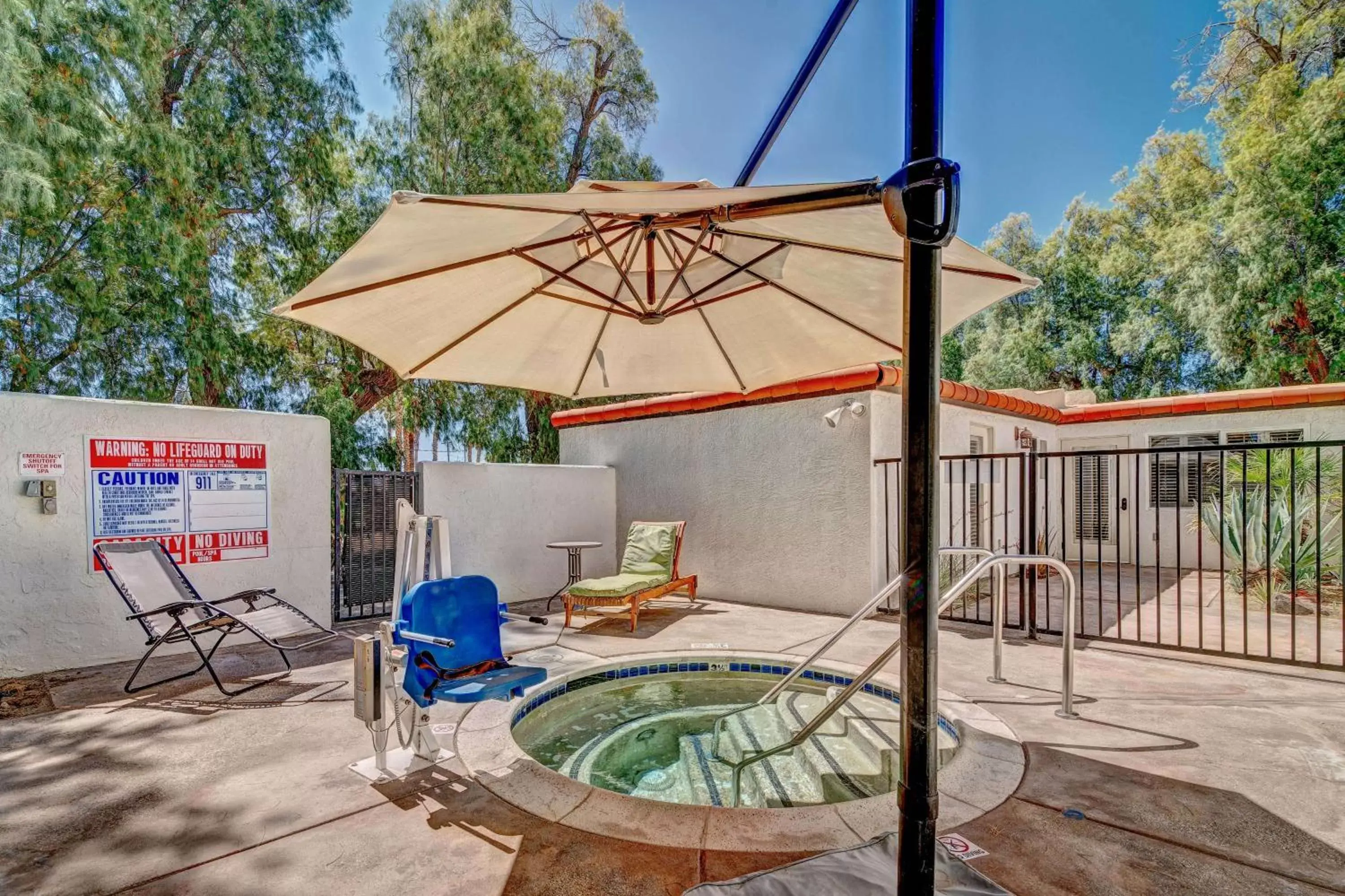 Casita with Three Queen Beds and Mobility Accessible Roll-In Shower in La Casa del Zorro Casita with Three Queen Beds and Mobility Accessible Roll-In Shower in La Casa del Zorro