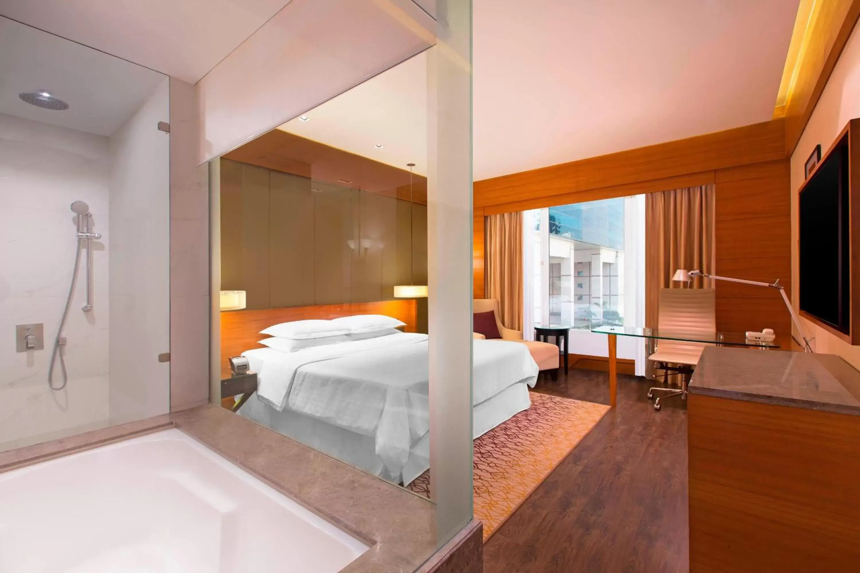 Deluxe King Room - single occupancy in Sheraton Hyderabad Hotel Deluxe King Room - single occupancy in Sheraton Hyderabad Hotel