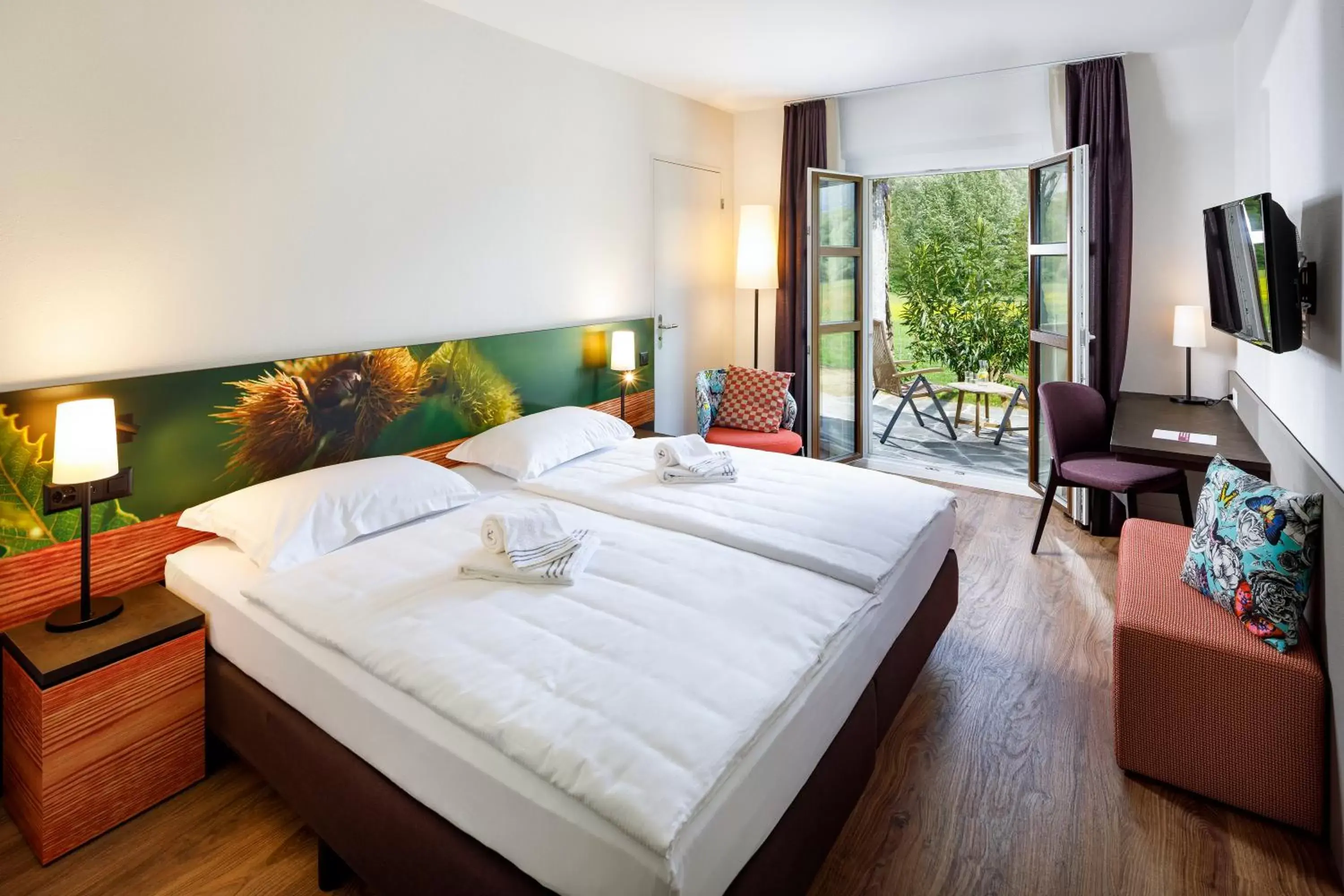 Premium Room with Terrace and Air Conditioning in Hotel Bellinzona Sud Swiss Quality Premium Room with Terrace and Air Conditioning in Hotel Bellinzona Sud Swiss Quality