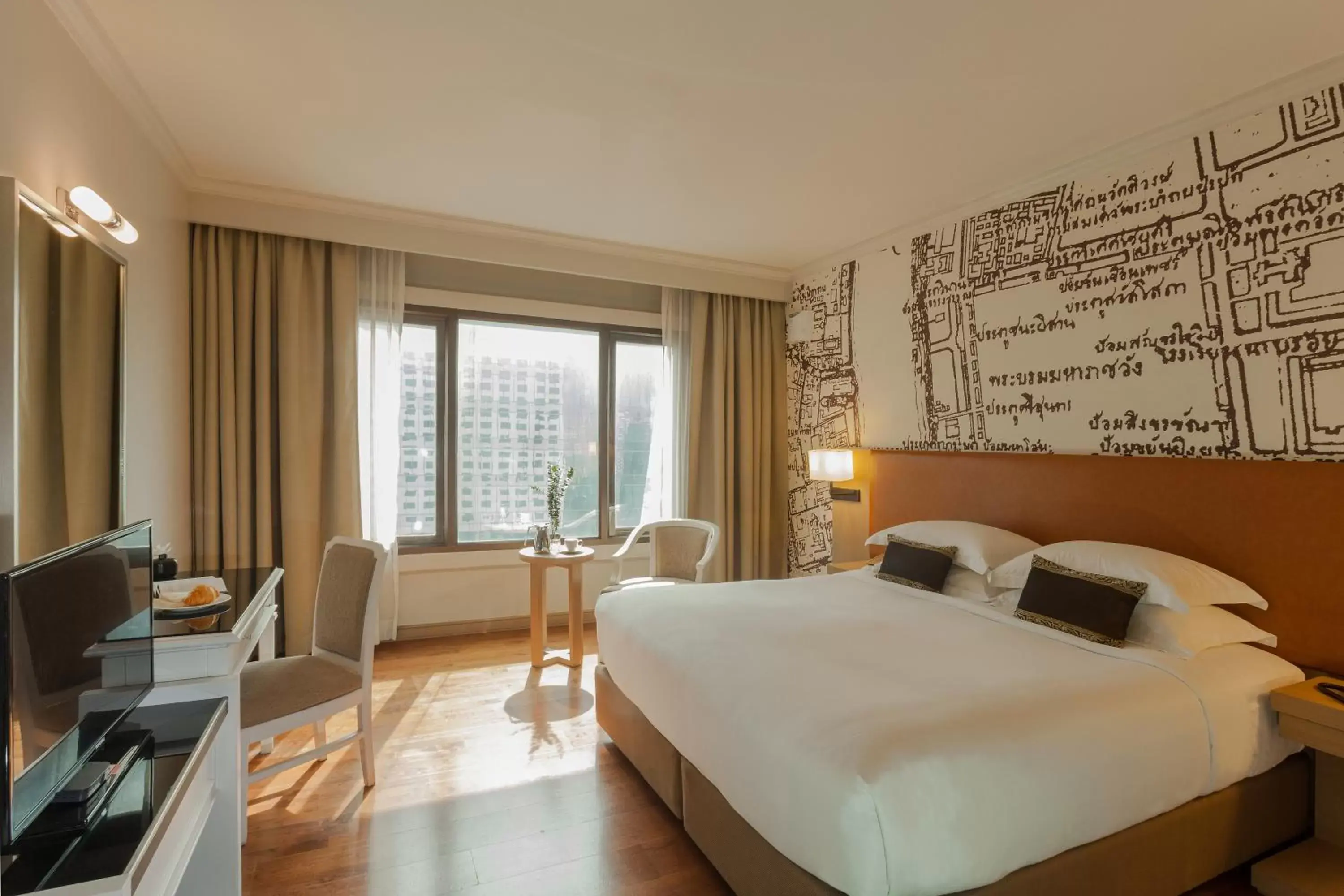 Deluxe King Room in Grand Fortune Hotel Bangkok - SHA Extra Plus Deluxe King Room in Grand Fortune Hotel Bangkok - SHA Extra Plus