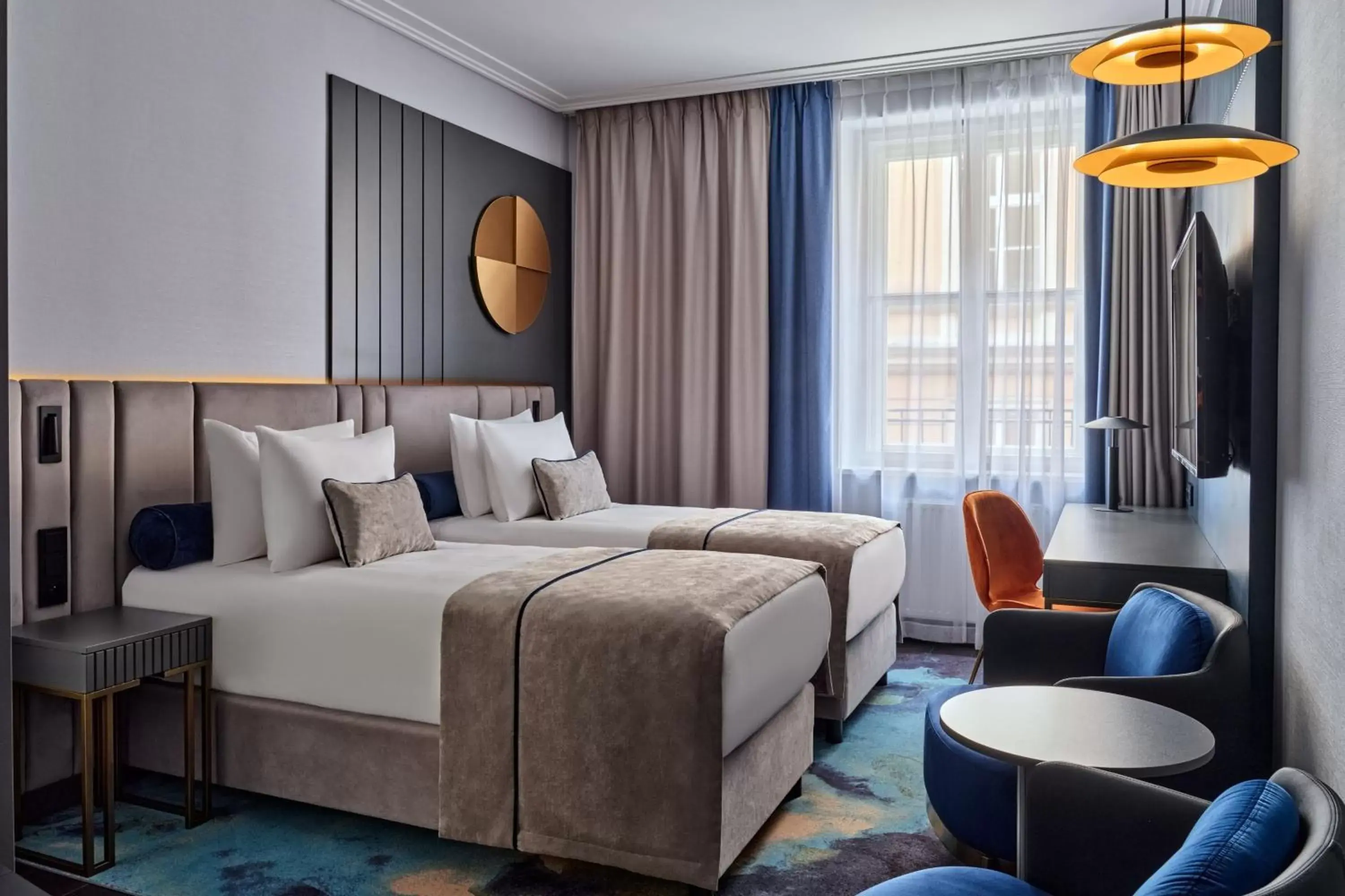 Standard Twin Room with City View in Garamond, a Tribute Portfolio Hotel, Krakow Old Town Standard Twin Room with City View in Garamond, a Tribute Portfolio Hotel, Krakow Old Town