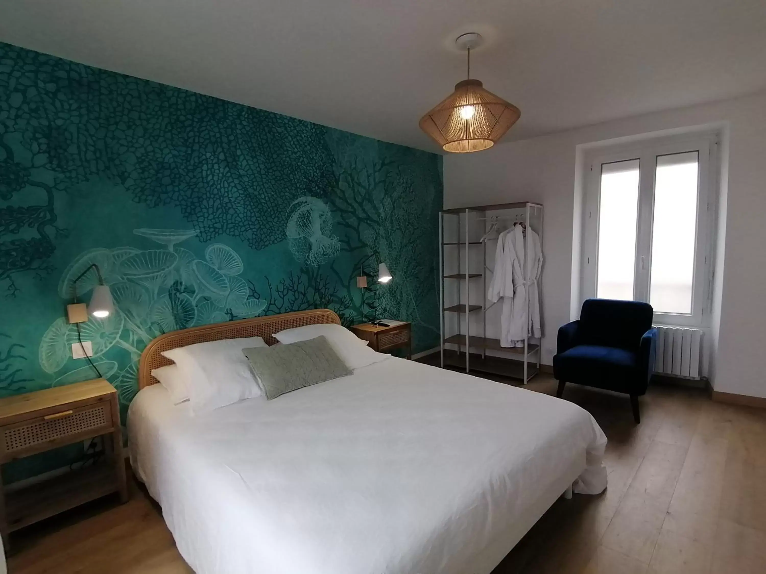 Double Room with Balcony and Sea View in La bulle d'Etel, chambres & spa Double Room with Balcony and Sea View in La bulle d'Etel, chambres & spa