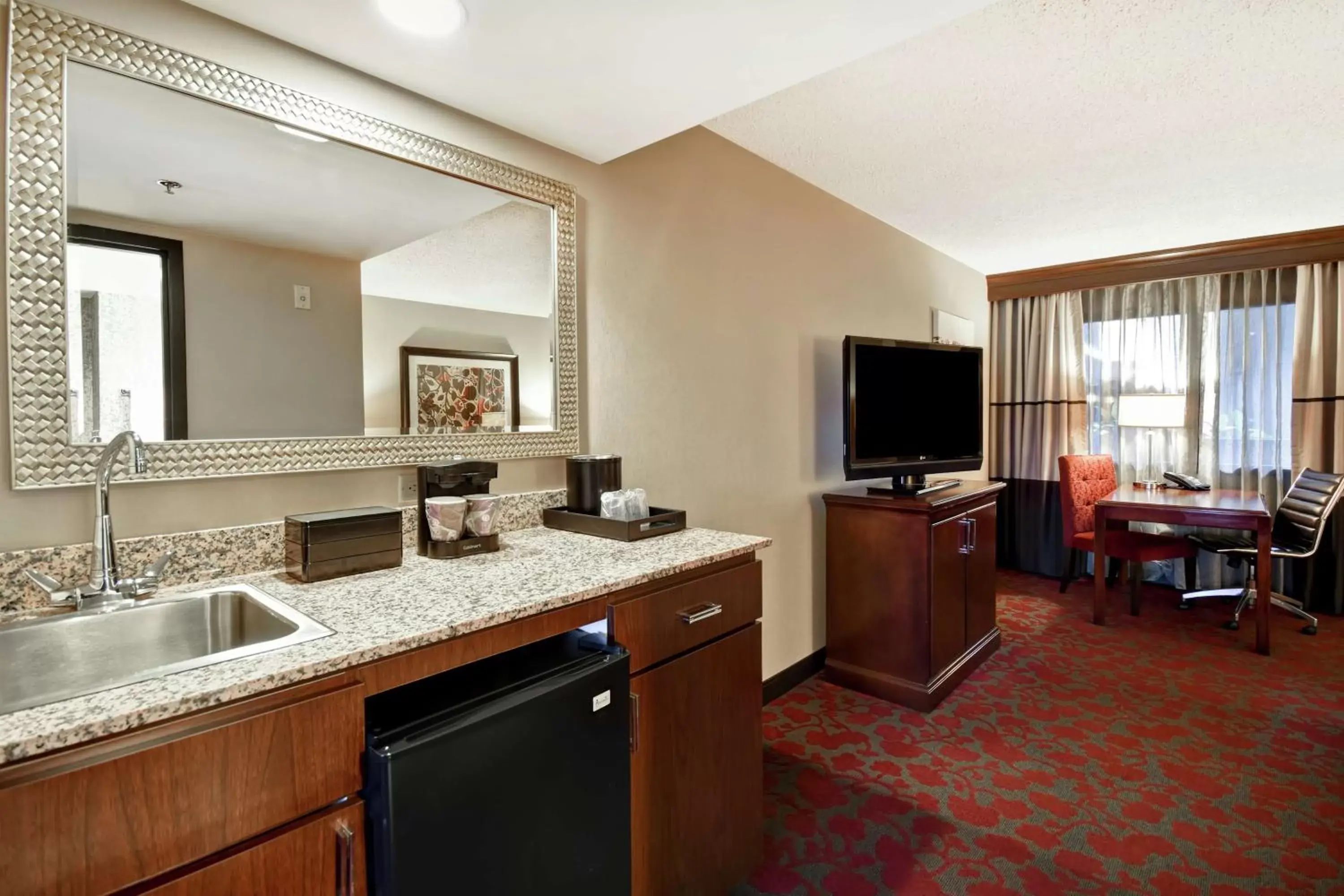 Two-Room King Suite - Hearing Access in Embassy Suites by Hilton Dulles Airport Two-Room King Suite - Hearing Access in Embassy Suites by Hilton Dulles Airport