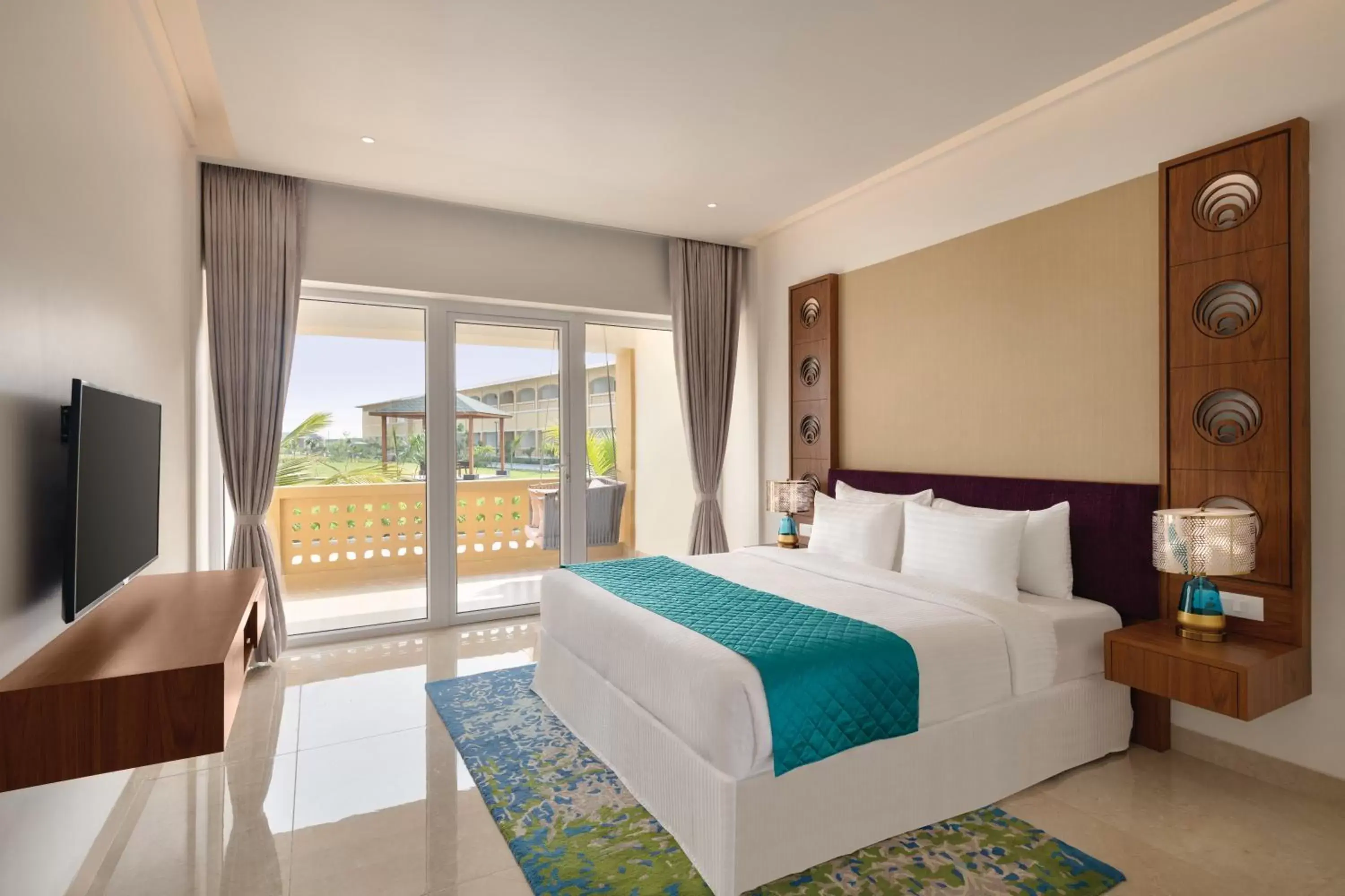 Executive King Room with Balcony - Non-Smoking in Hawthorn Suites by Wyndham Dwarka Executive King Room with Balcony - Non-Smoking in Hawthorn Suites by Wyndham Dwarka