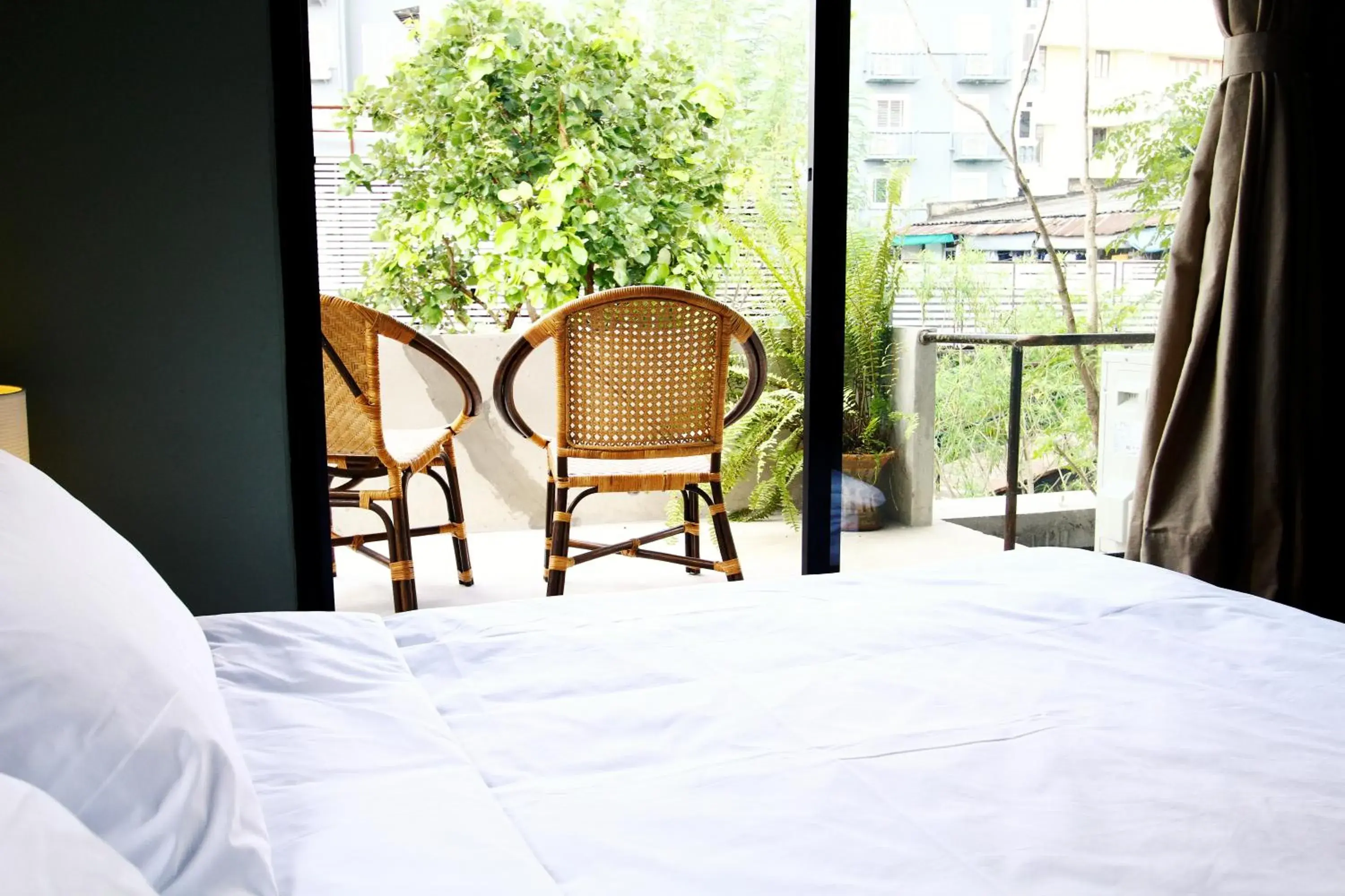 Double Room with Private Bathroom in Here Hostel Bangkok Double Room with Private Bathroom in Here Hostel Bangkok