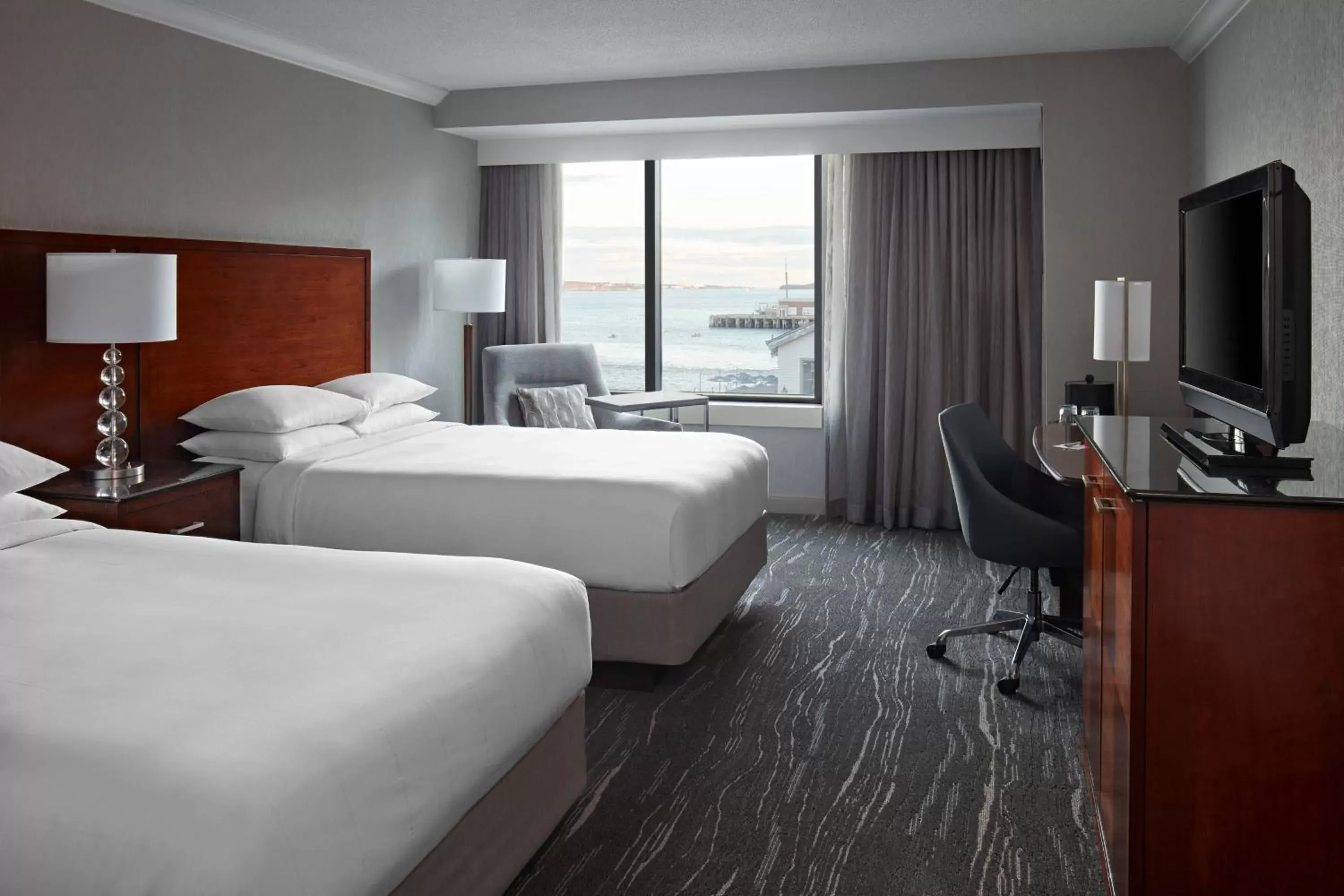 Double room with Two Double Beds and Harbor View in Halifax Marriott Harbourfront Hotel Double room with Two Double Beds and Harbor View in Halifax Marriott Harbourfront Hotel