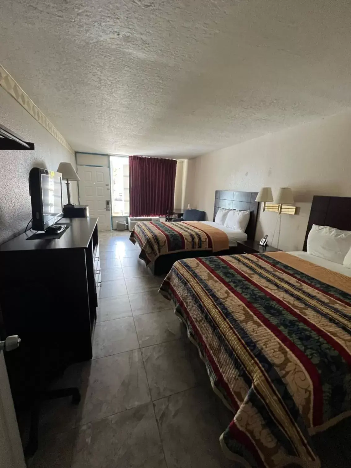 Double Room with Two Double Beds - Accessible/Smoking in Rodeway Inn Double Room with Two Double Beds - Accessible/Smoking in Rodeway Inn