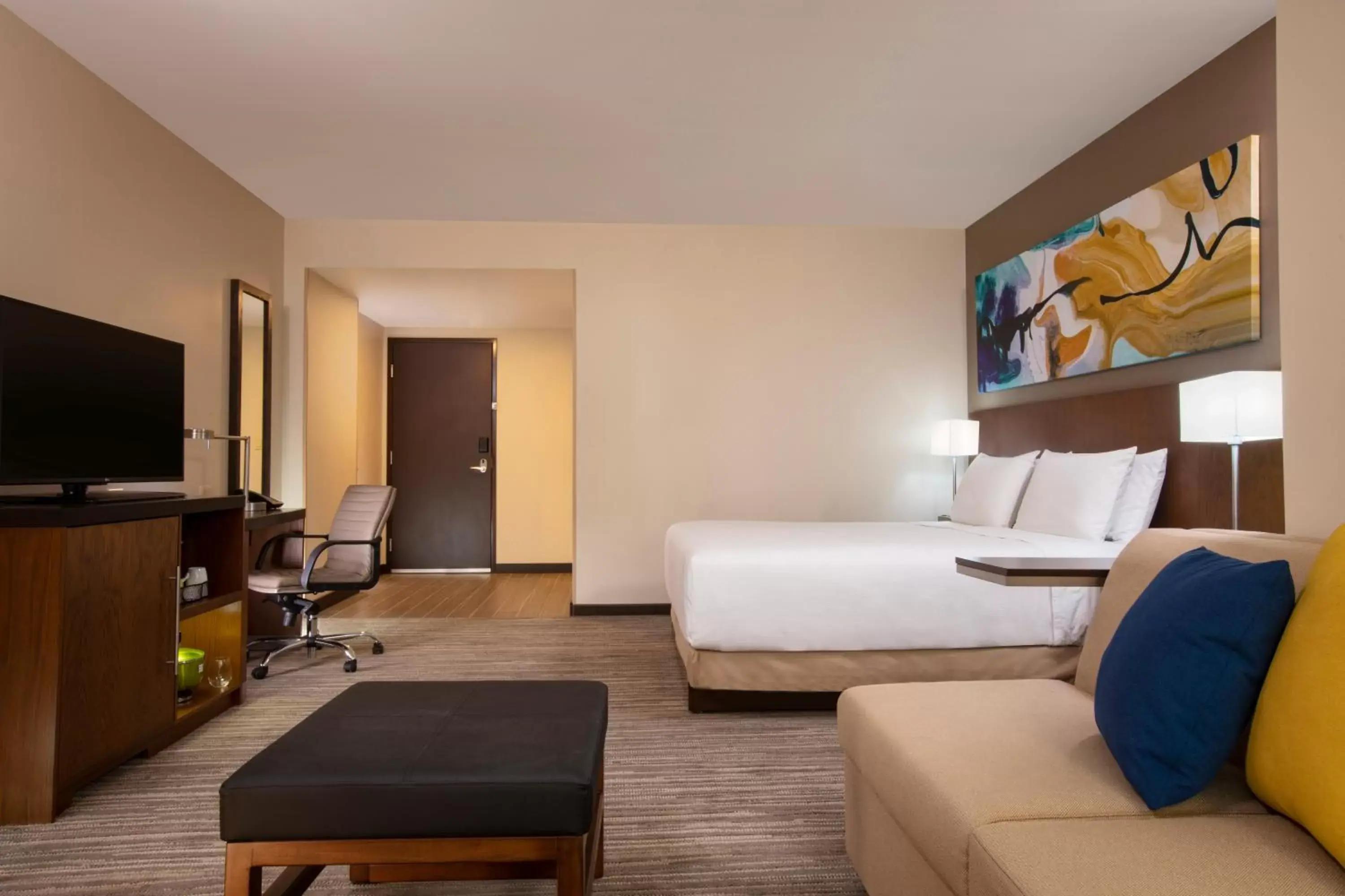 King Room with Sofa Bed and Roll-In Shower - Disability Access in Hyatt Place Aguascalientes Bonaterra King Room with Sofa Bed and Roll-In Shower - Disability Access in Hyatt Place Aguascalientes Bonaterra